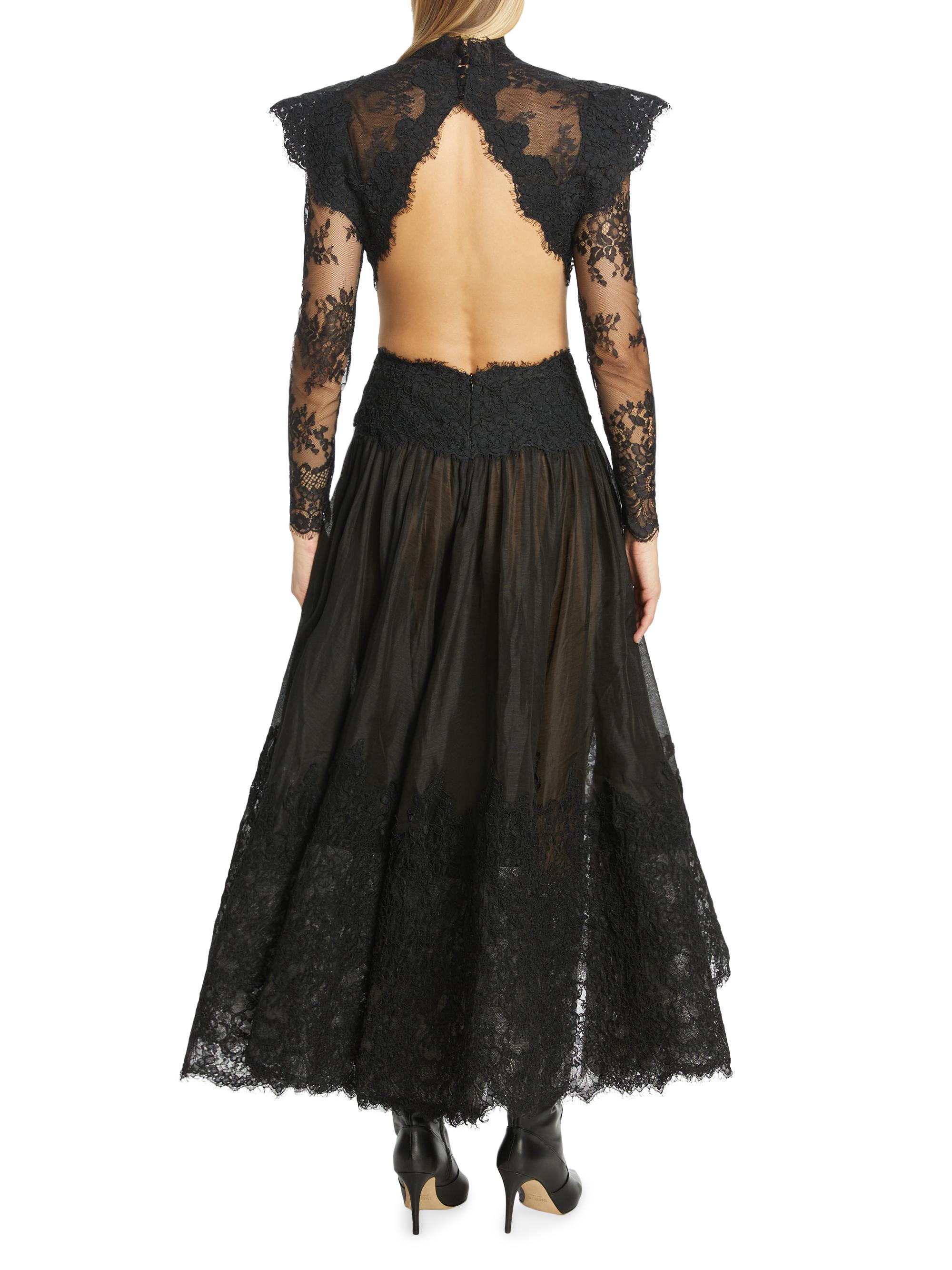 Zimmermann Sensory Lace Yoke Gown | Saks Fifth Avenue