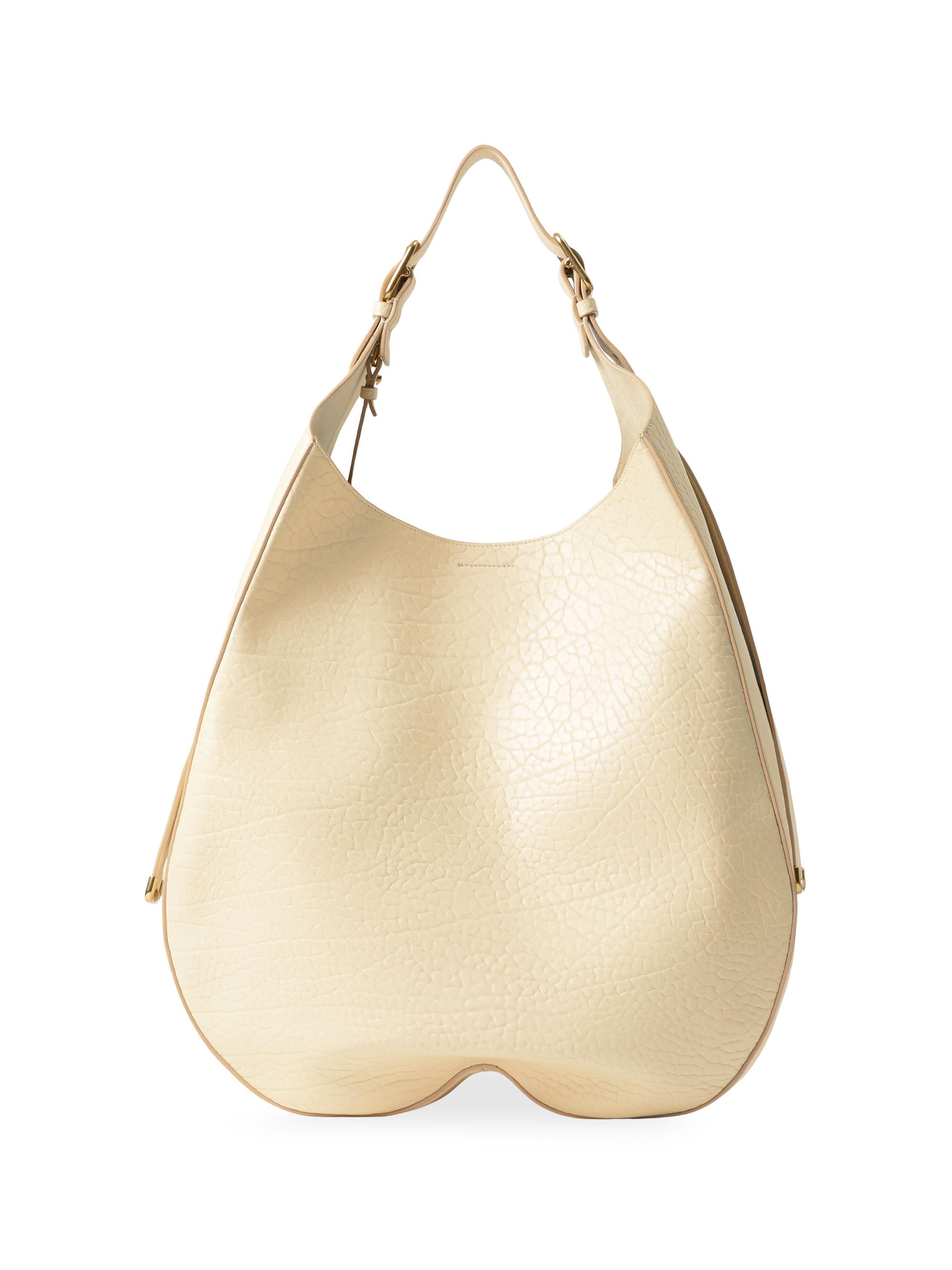 BURBERRY ベージュレザー バッグ Burberry Check Camera Bag - Overstock - 43061602