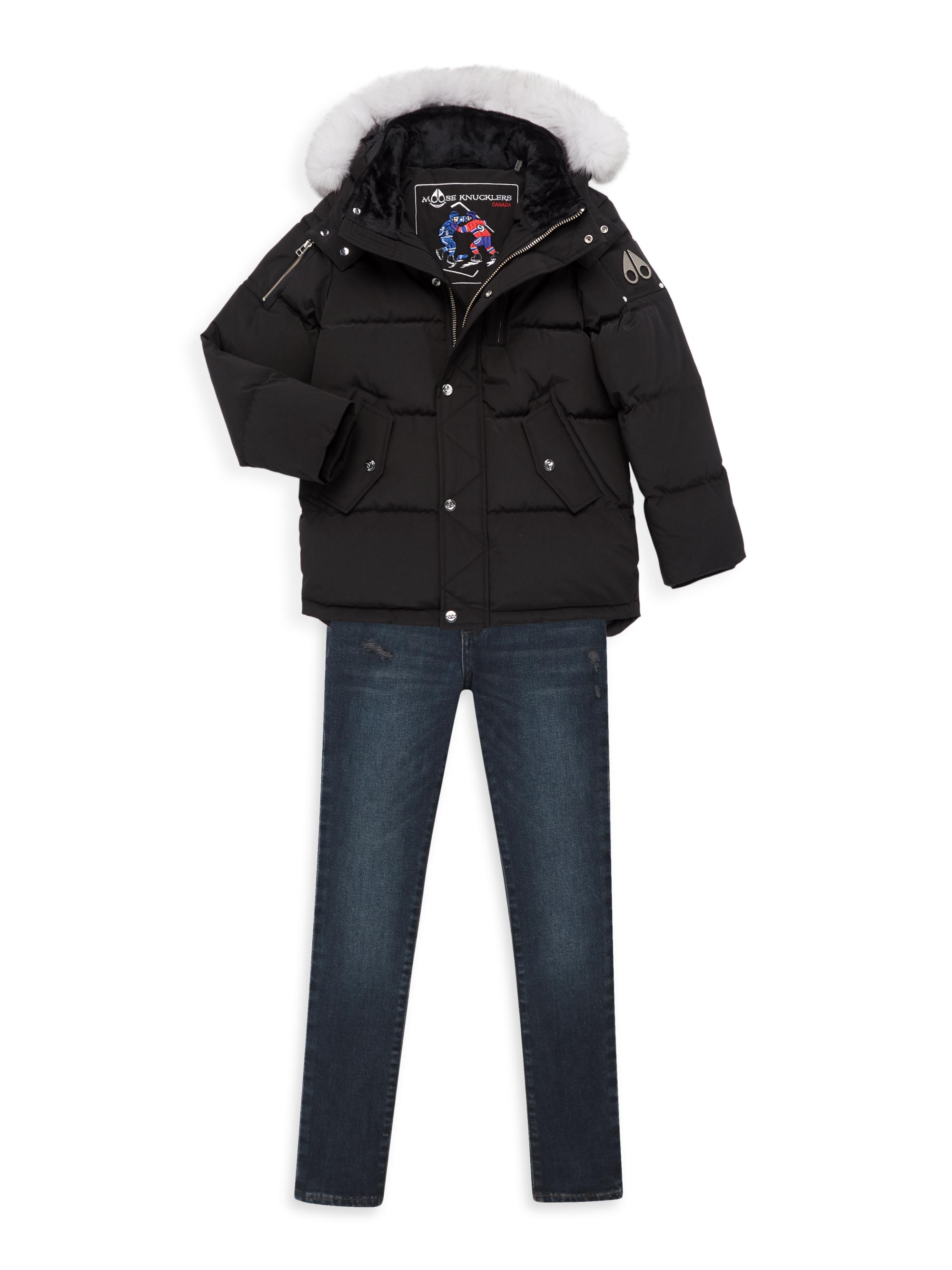 Moose Knuckles Kid's 3Q Down Jacket | Saks Fifth Avenue