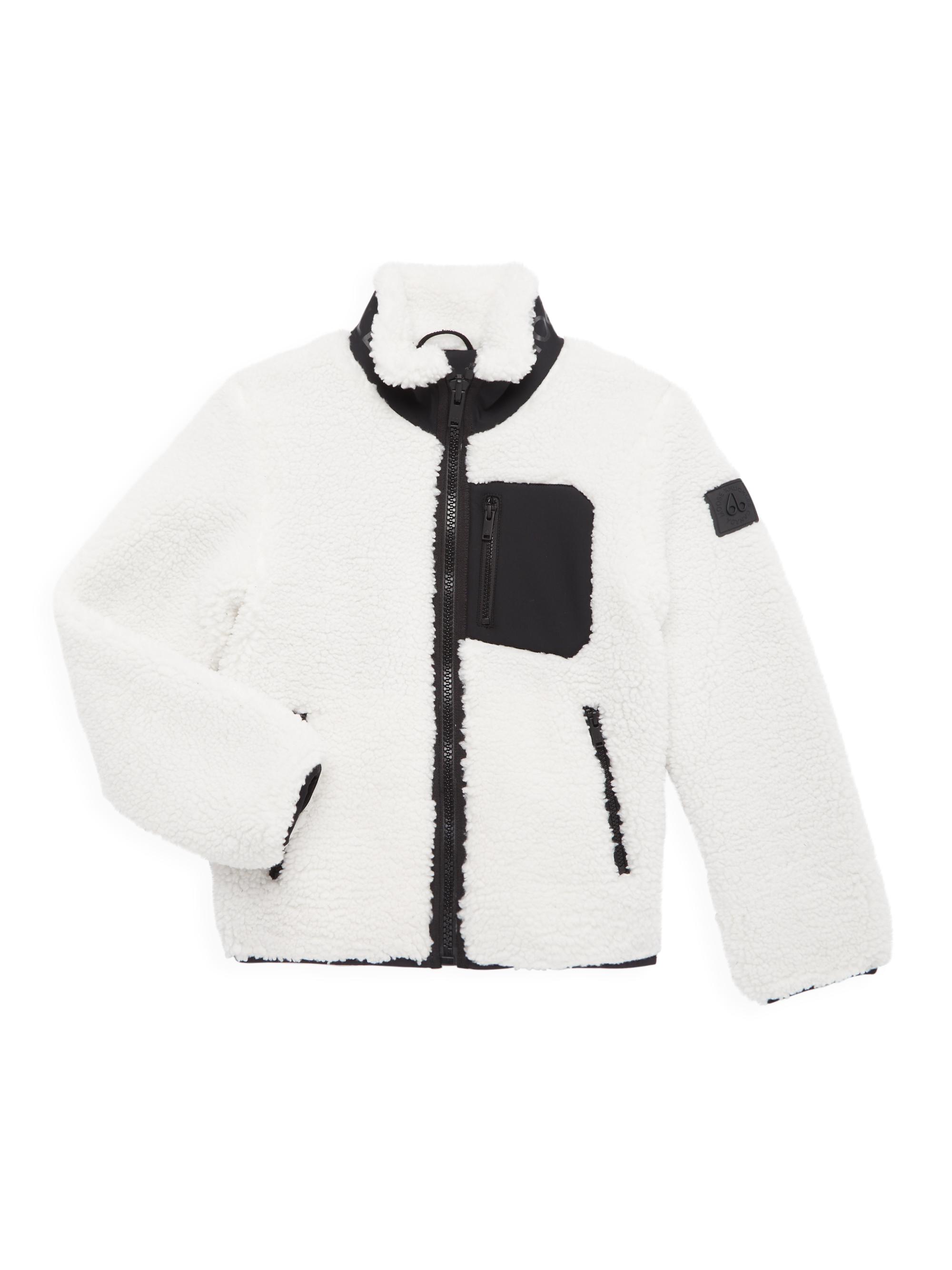 Moose Knuckles Little Girl's & Girl's Saglek Sherpa Jacket - | Thumbnail 5