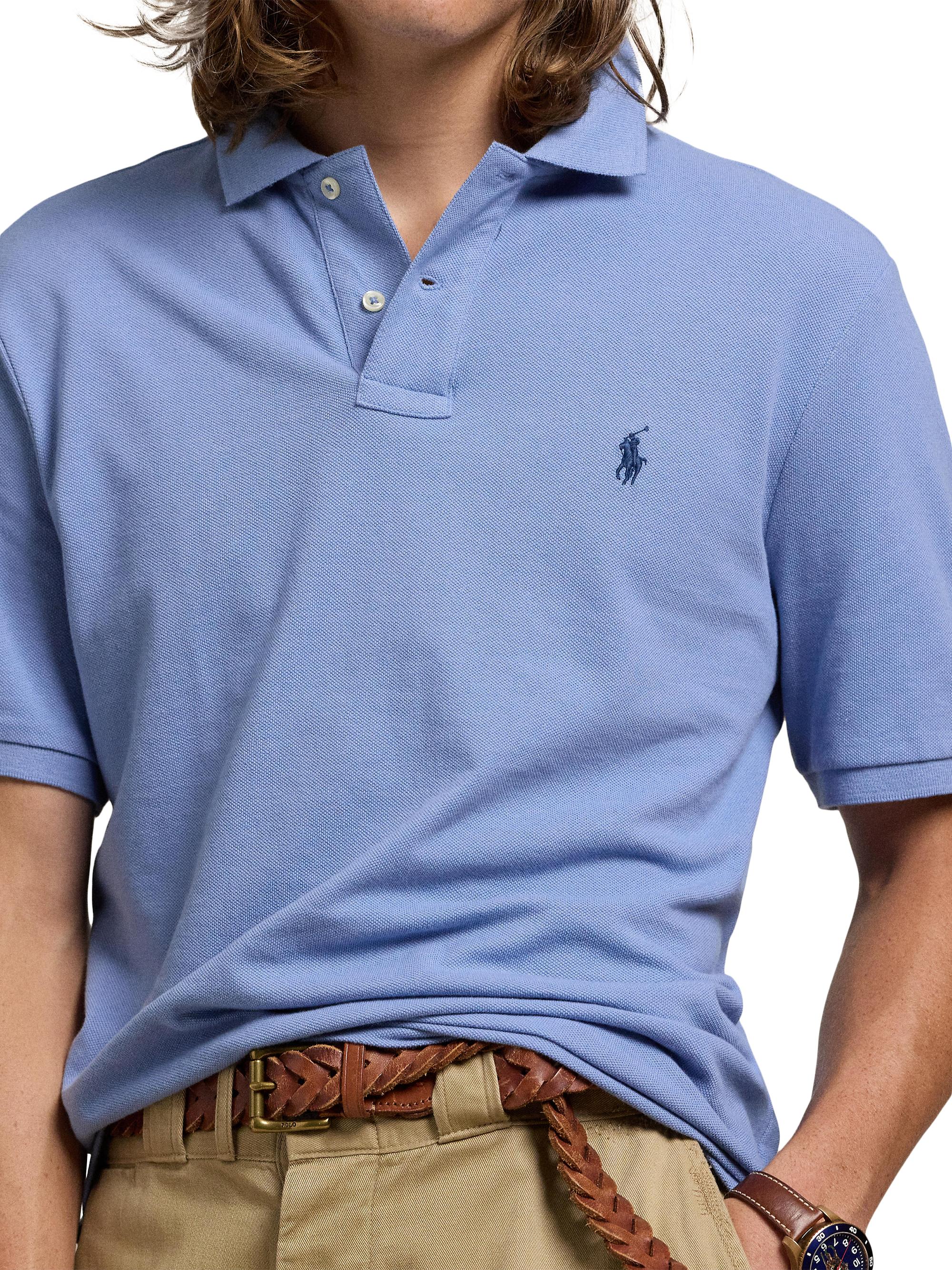 Polo Ralph Lauren Basic Custom Slim-Fit Mesh Polo Shirt | Saks