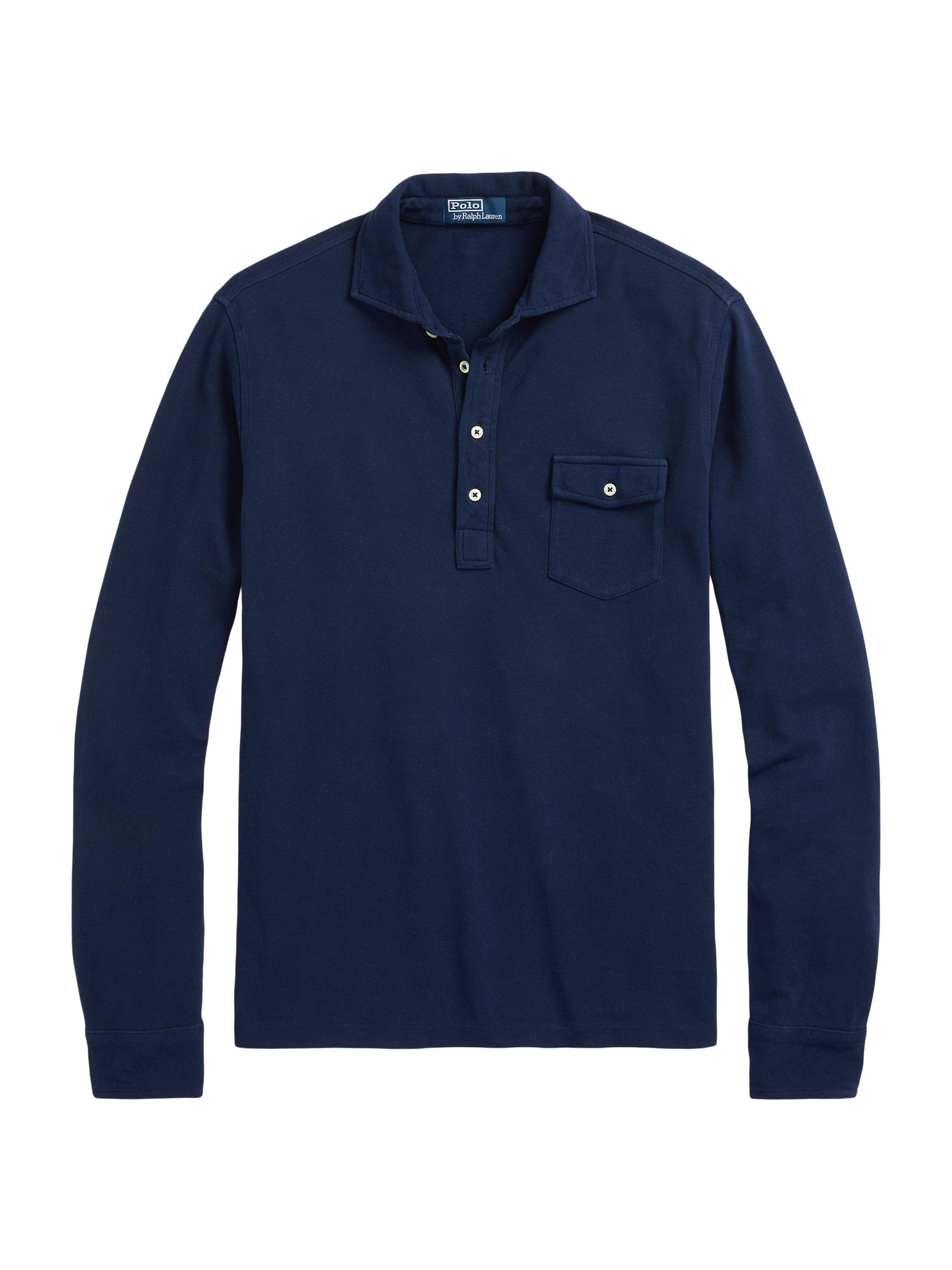 トップス POLO RALPH LAUREN LONGSLEEV M Polo Ralph Lauren Mesh Long Sleeve Polo Shirt | Saks Fifth Avenue