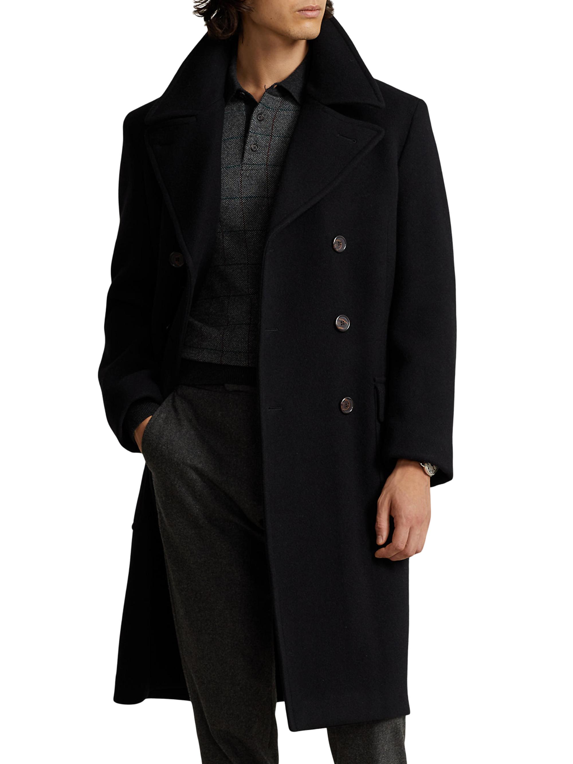 Polo Ralph Lauren Wool Double-Breasted Coat | Saks Fifth Avenue