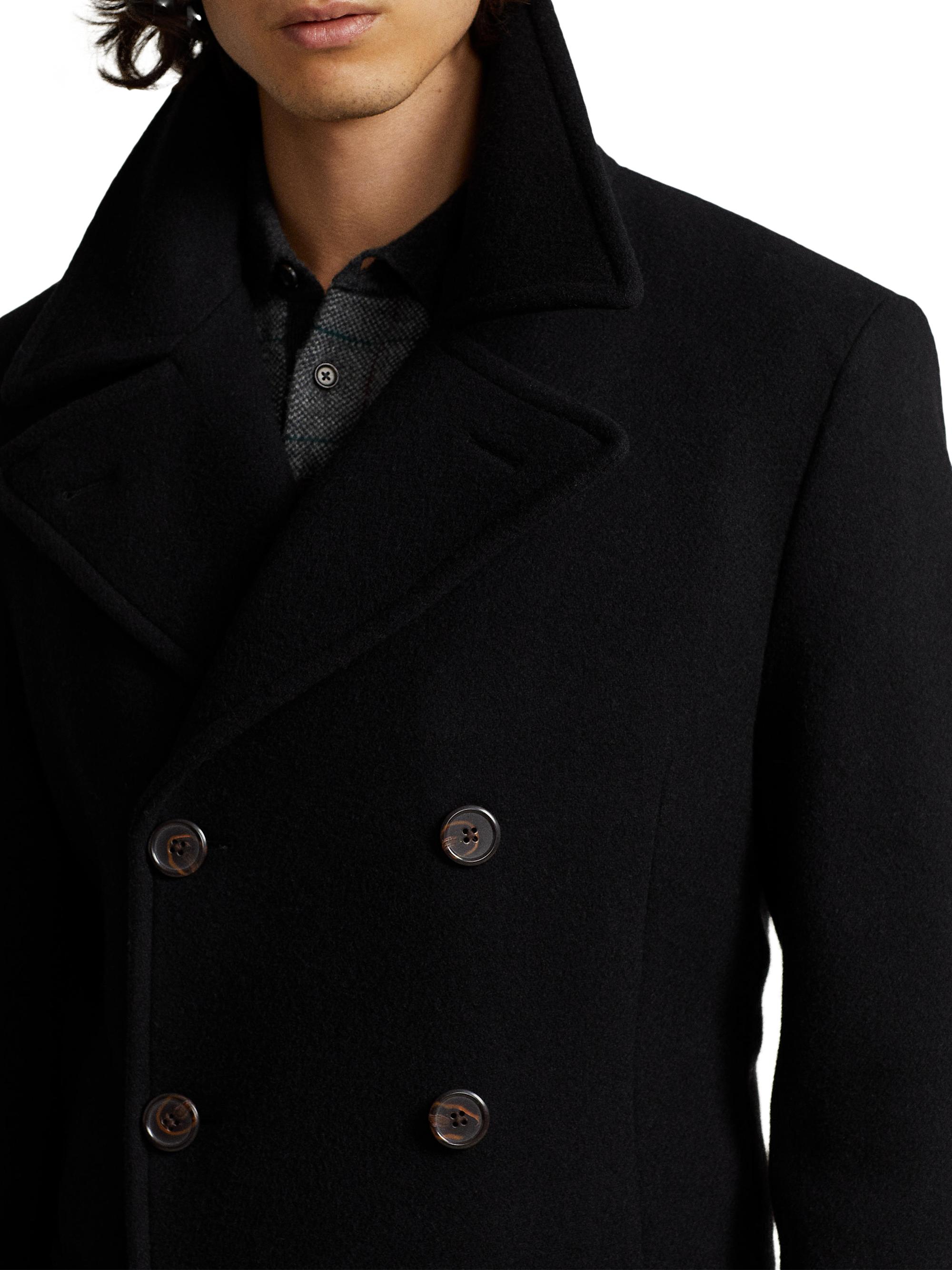 ポロラルフローレン wool coat 38R Polo Ralph Lauren Wool Double-Breasted Coat | Saks Fifth Avenue