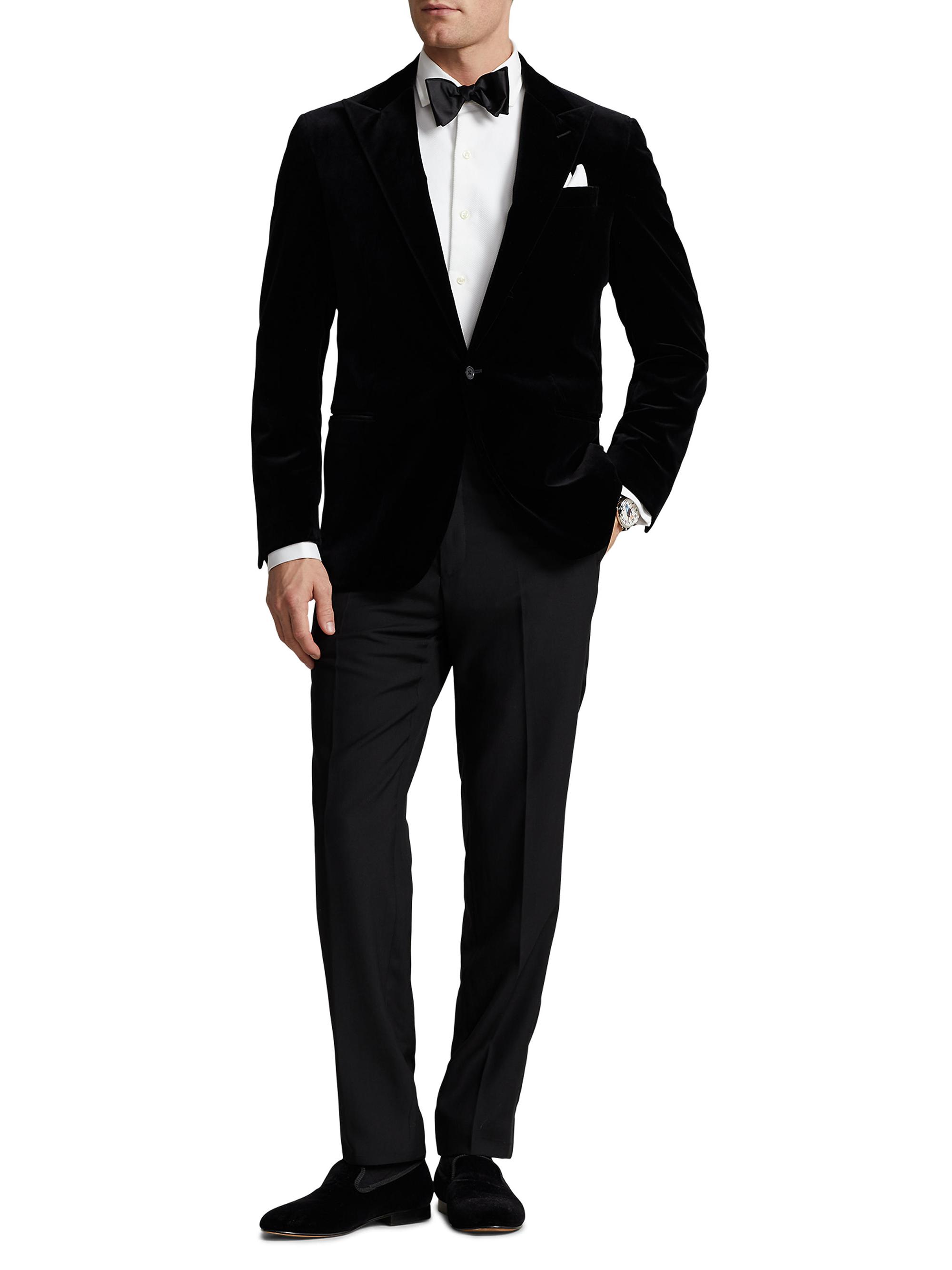 Polo Ralph Lauren Velvet Single-Breasted Blazer | Saks Fifth Avenue