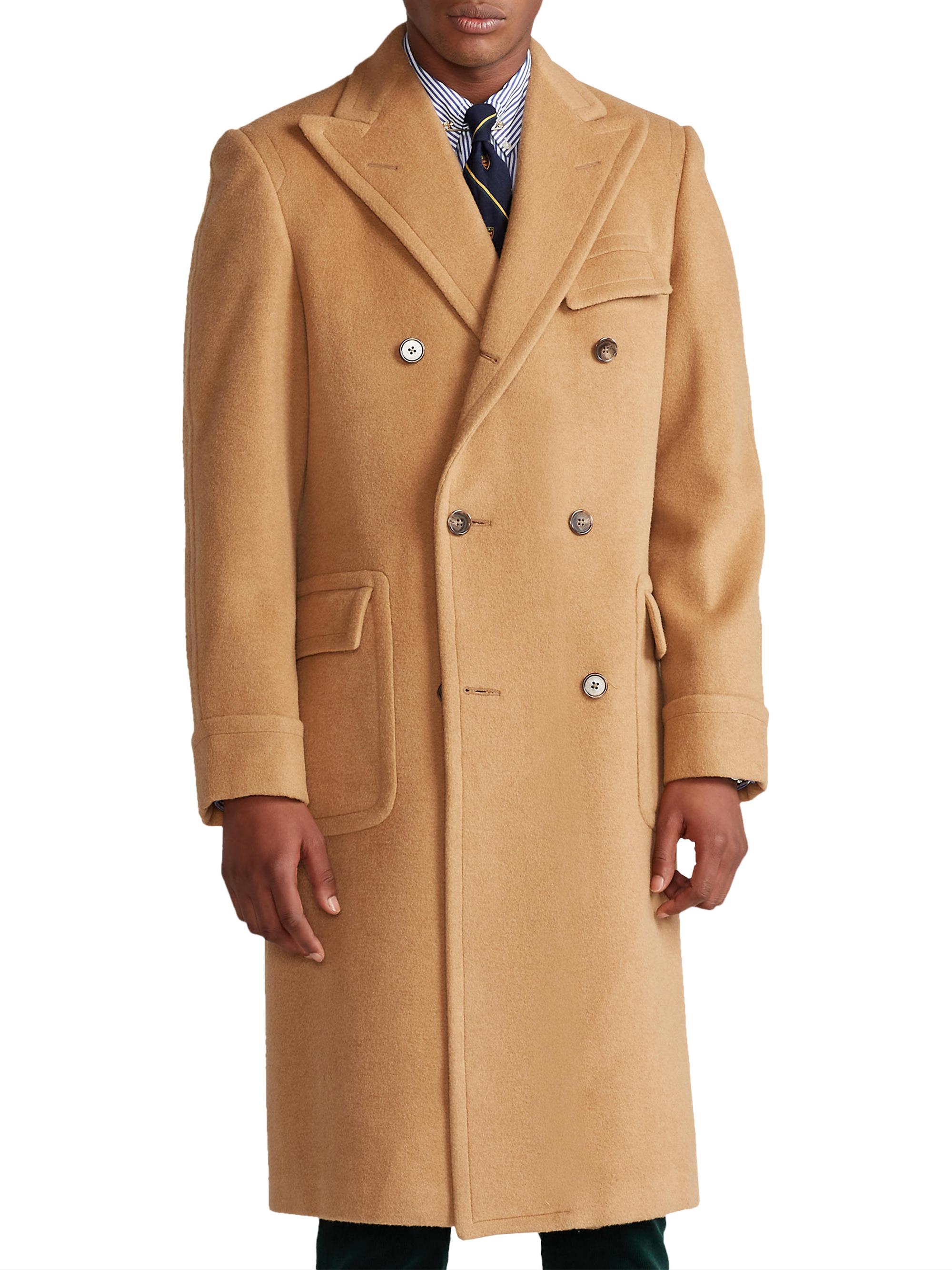 Polo Ralph Lauren The Polo Camel Hair Double-Breasted Coat | Saks
