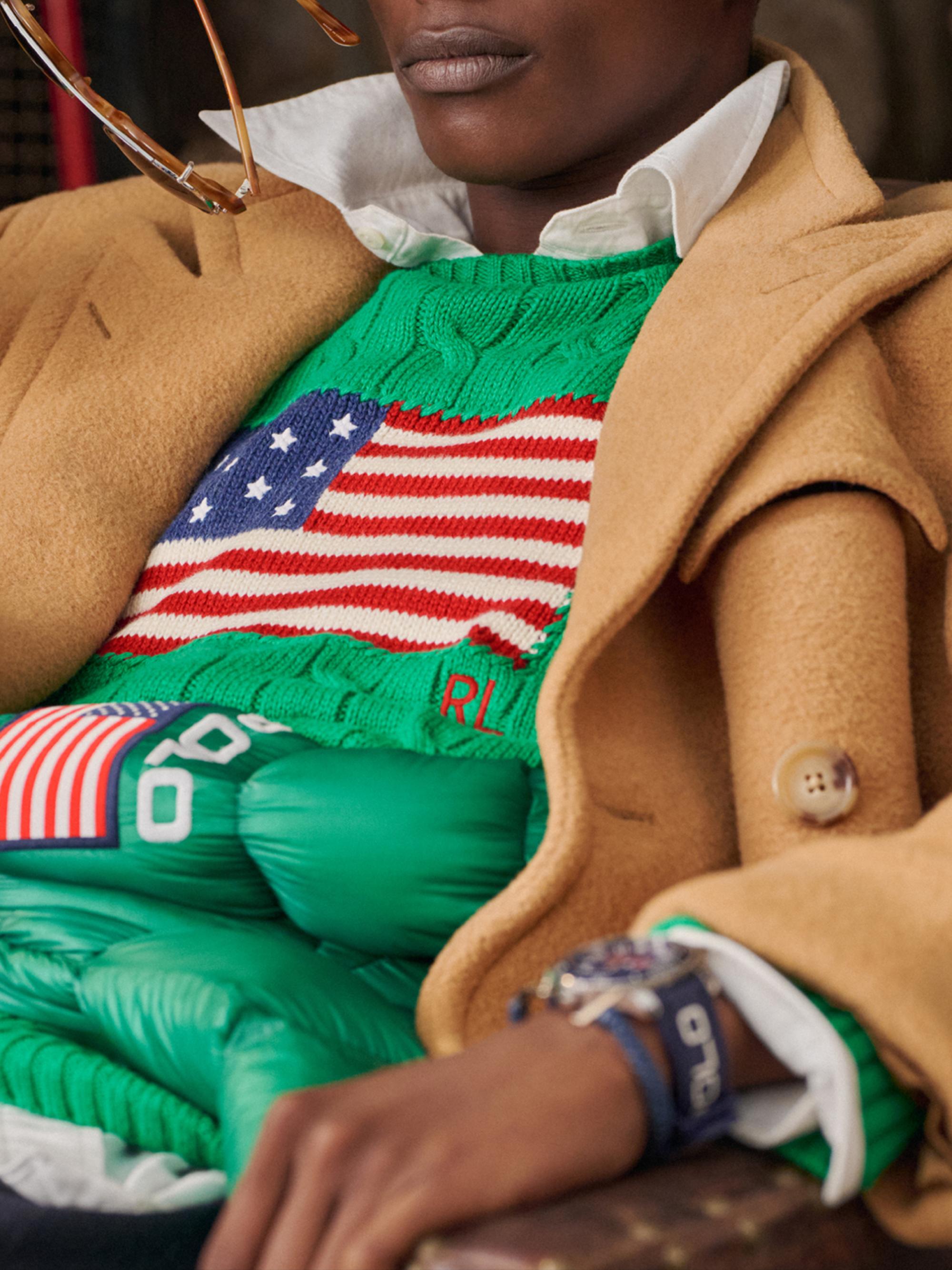 イタリア製 ポロバイラルフローレン キャメルヘア ダブルブレスト コート 52 Polo Ralph Lauren The Polo Camel Hair Double-Breasted Coat | Saks