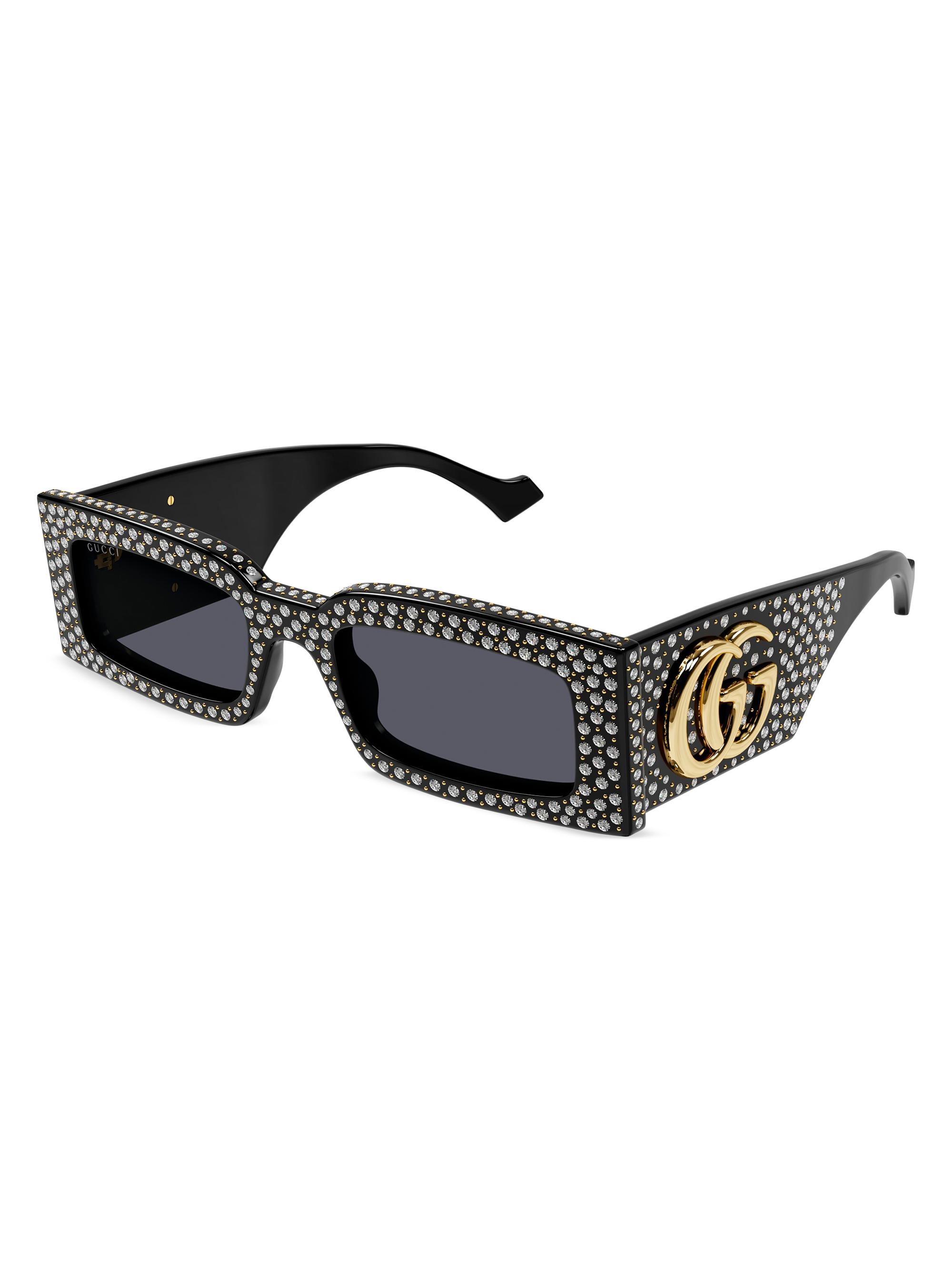 Gucci Gucci Generation 53MM Rectangular Sunglasses | Saks Fifth Avenue