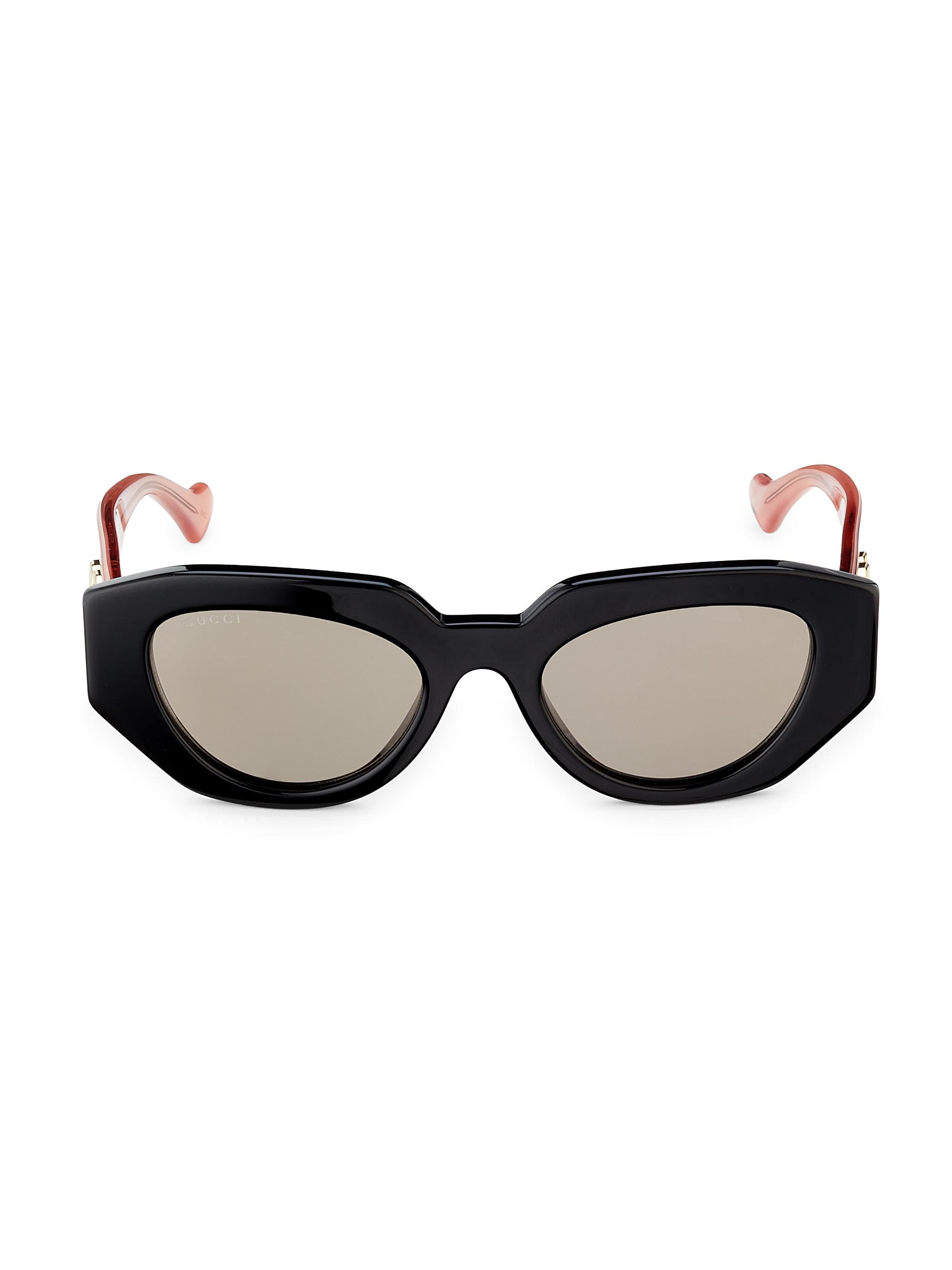 極美品⭐️GUCCI GG柄 モノグラム シェリーライン ブルゾン 12 イタリア Gucci Gucci Generation 51MM Geometric Sunglasses | Saks Fifth Avenue