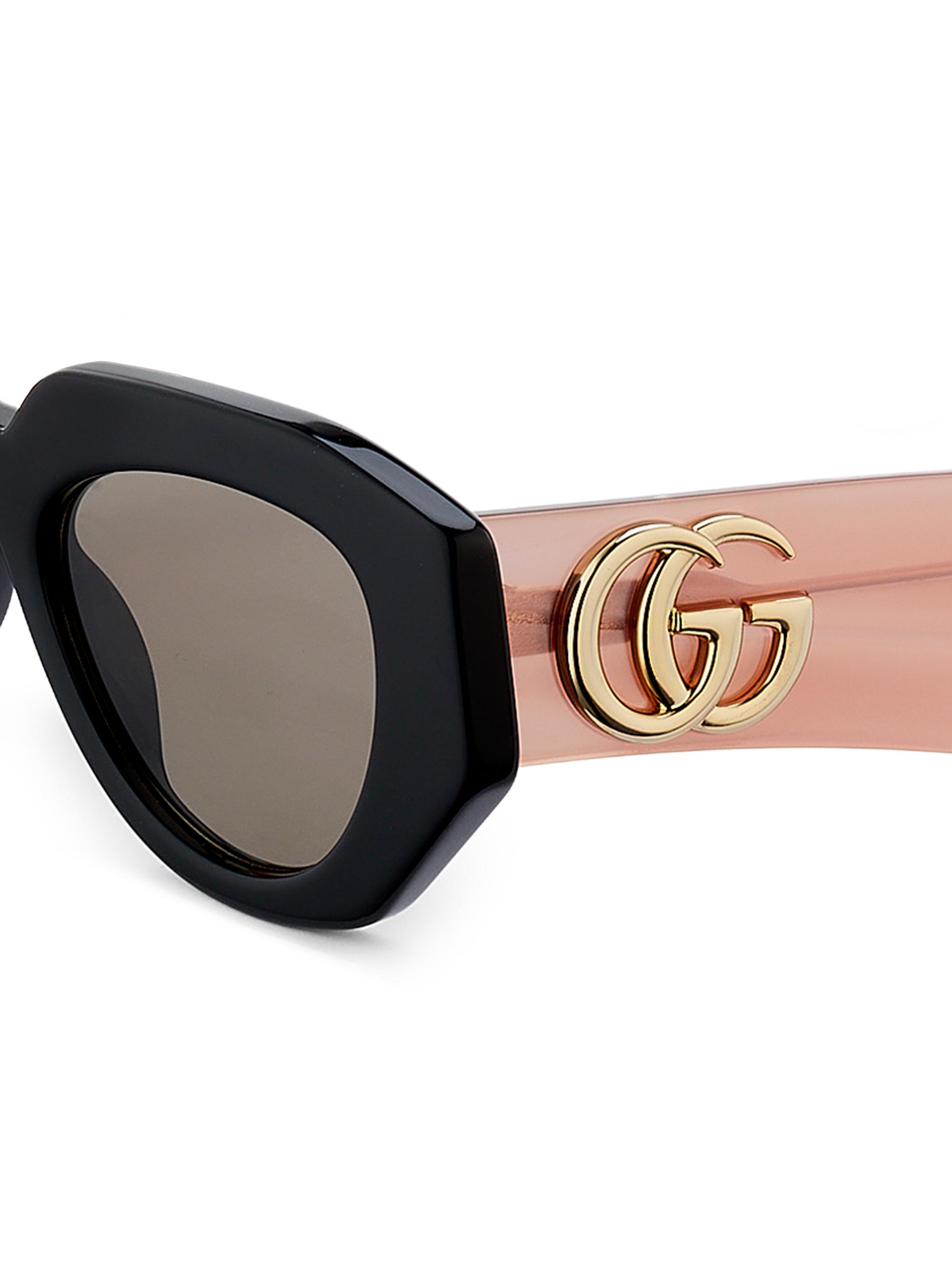 Gucci Gucci Generation 51MM Geometric Sunglasses | Saks Fifth Avenue
