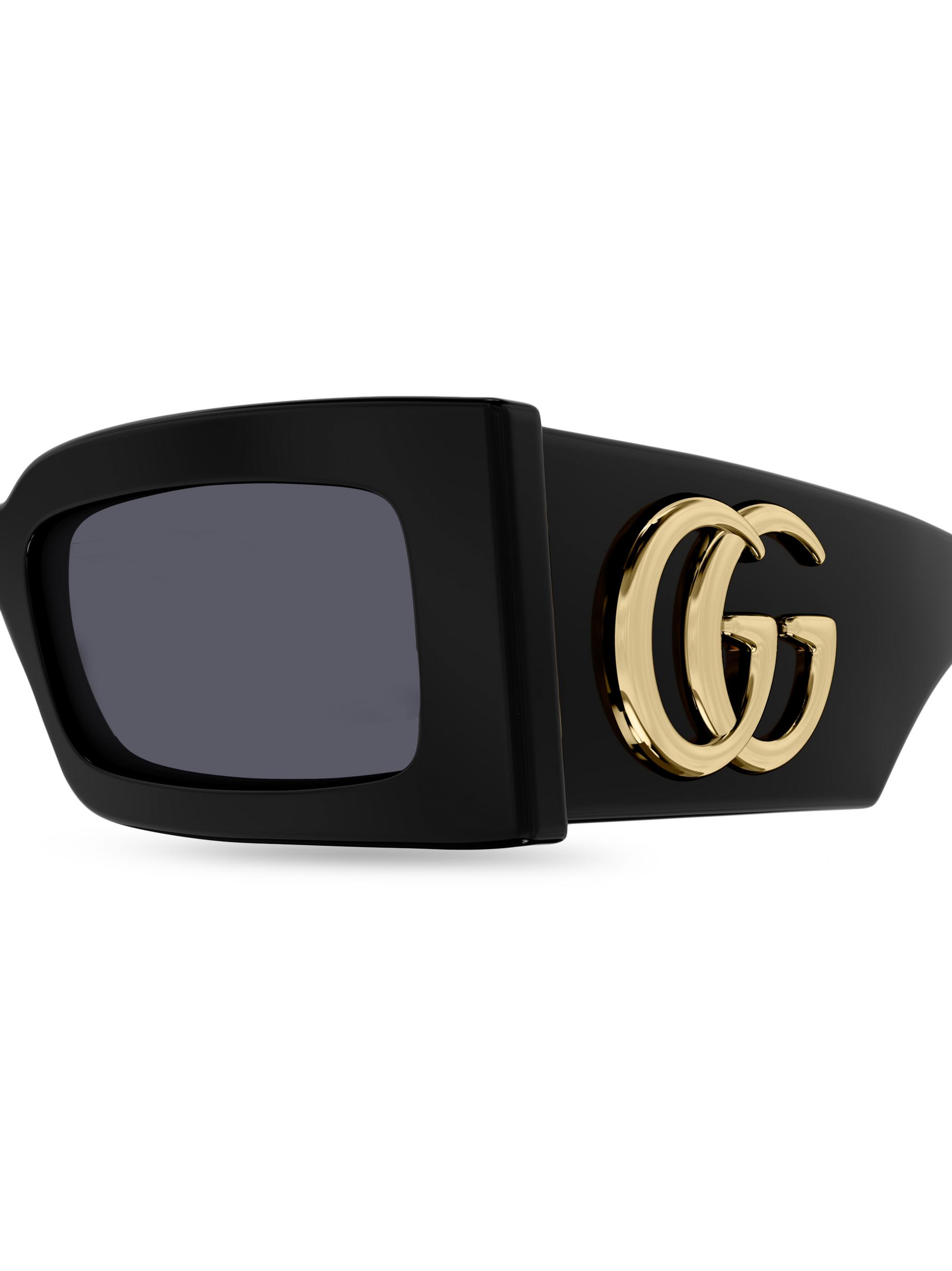 Gucci Gucci Generation 53MM Rectangular Sunglasses | Saks Fifth Avenue