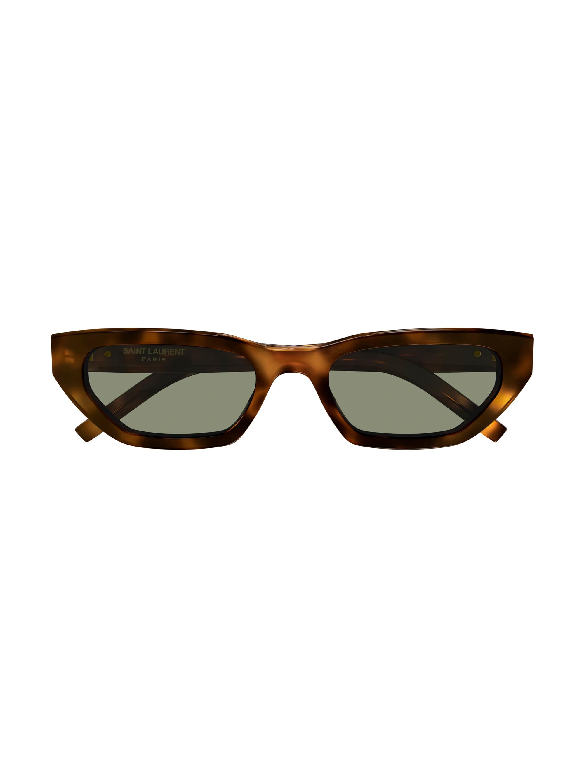 Shop Saint Laurent Monogram Hinge SL M126 54MM Geometric 