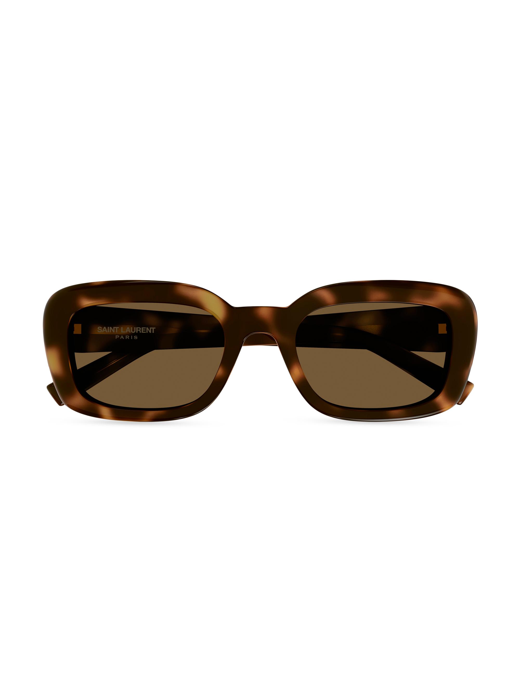 Balenciaga Dynasty 53MM Rectangular Sunglasses | Saks Fifth Avenue