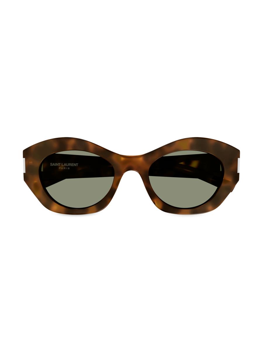 Saint Laurent Bold Geometrique Cat-Eye Sunglasses | Saks