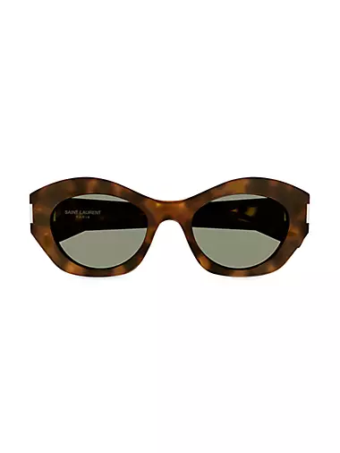 Bold Geometrique Cat-Eye Sunglasses