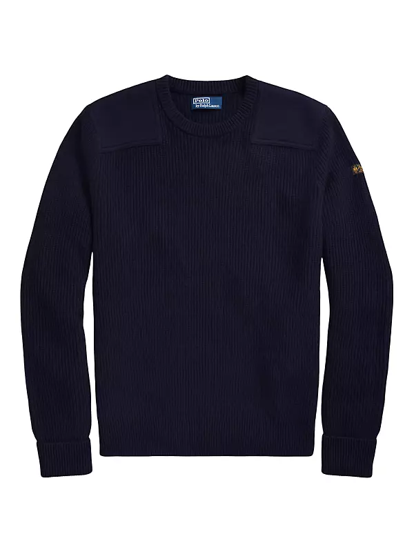 Shop Polo Ralph Lauren Rib-Knit Wool Sweater | Saks Fifth Avenue