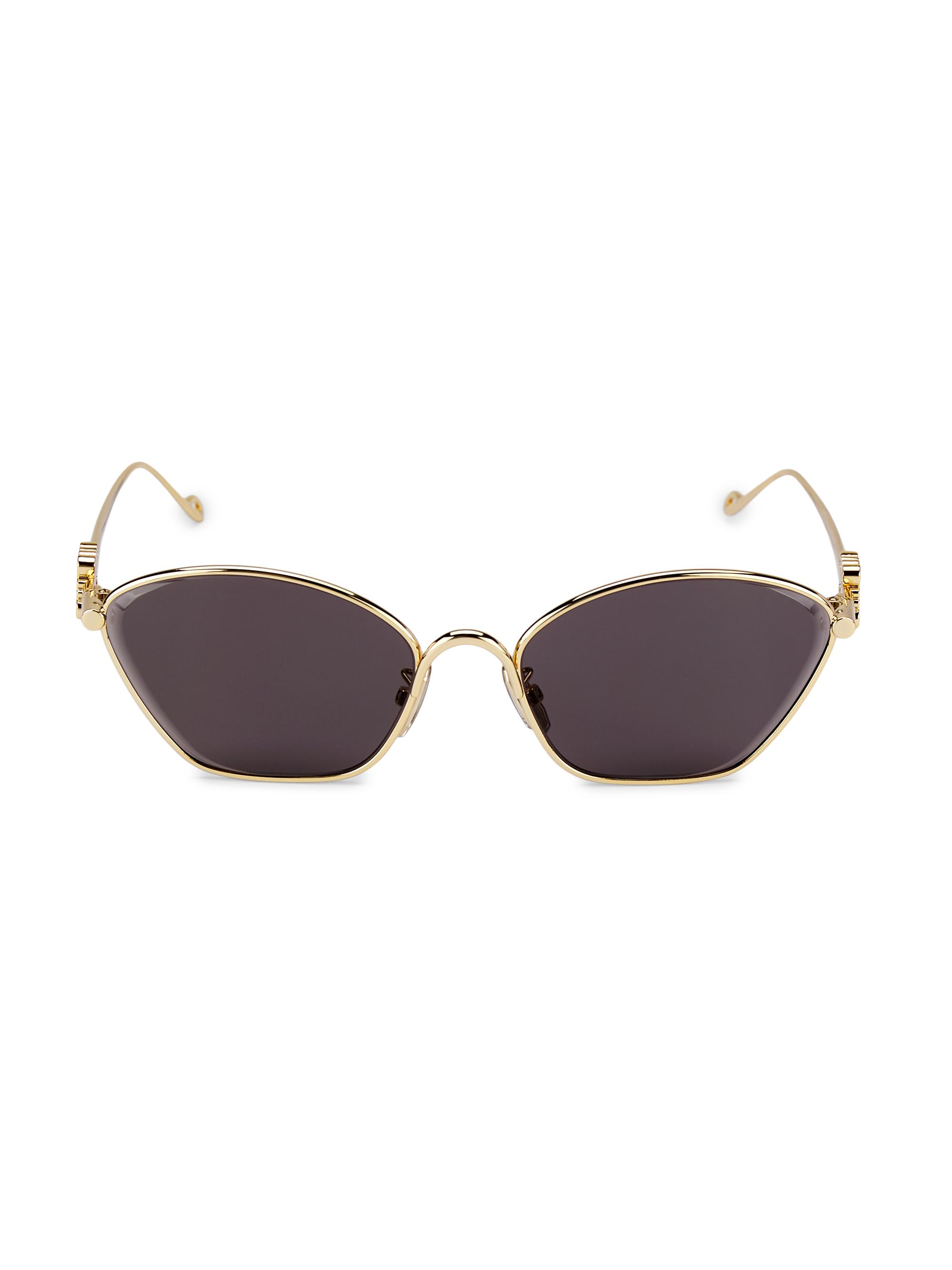 LOEWE Metal 57MM Cat-Eye Sunglasses | Saks Fifth Avenue display picture 3
