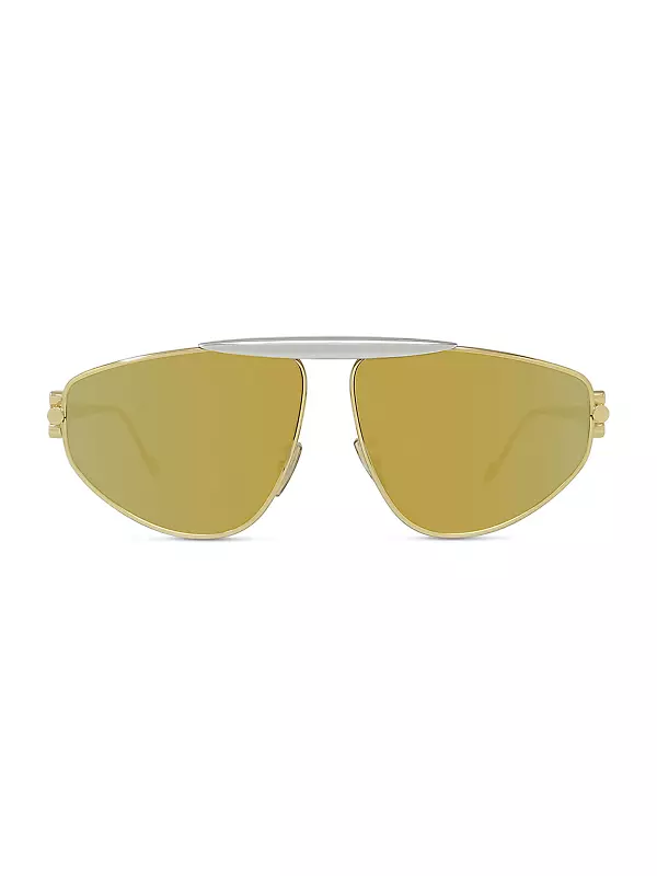 Metal Anagram 61MM Pilot Sunglasses