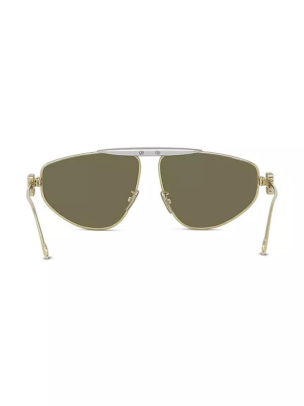 Metal Anagram 61MM Pilot Sunglasses