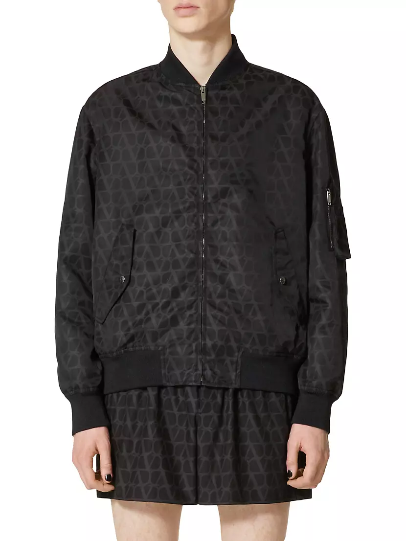 Shop Louis Vuitton Nylon Party Style Elegant Style Nylon Jacket