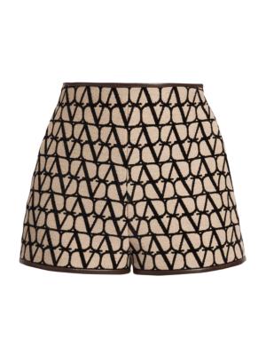 Valentino Garavani Toile Iconographe-pattern cargo shorts - Neutrals