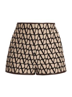 Valentino Garavani Toile Iconographe-pattern cargo shorts - Neutrals