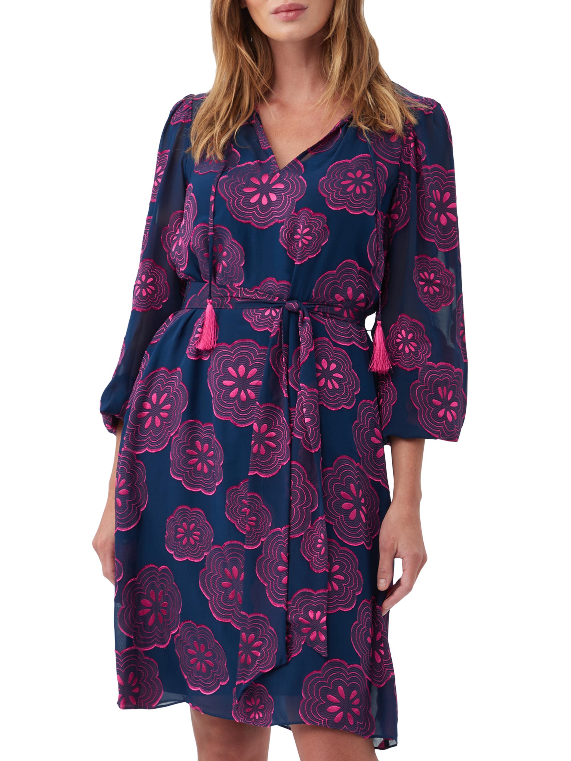 Trina Turk Women's Tribeca Floral Silk-Blend Minidress - Ink Trina Pink