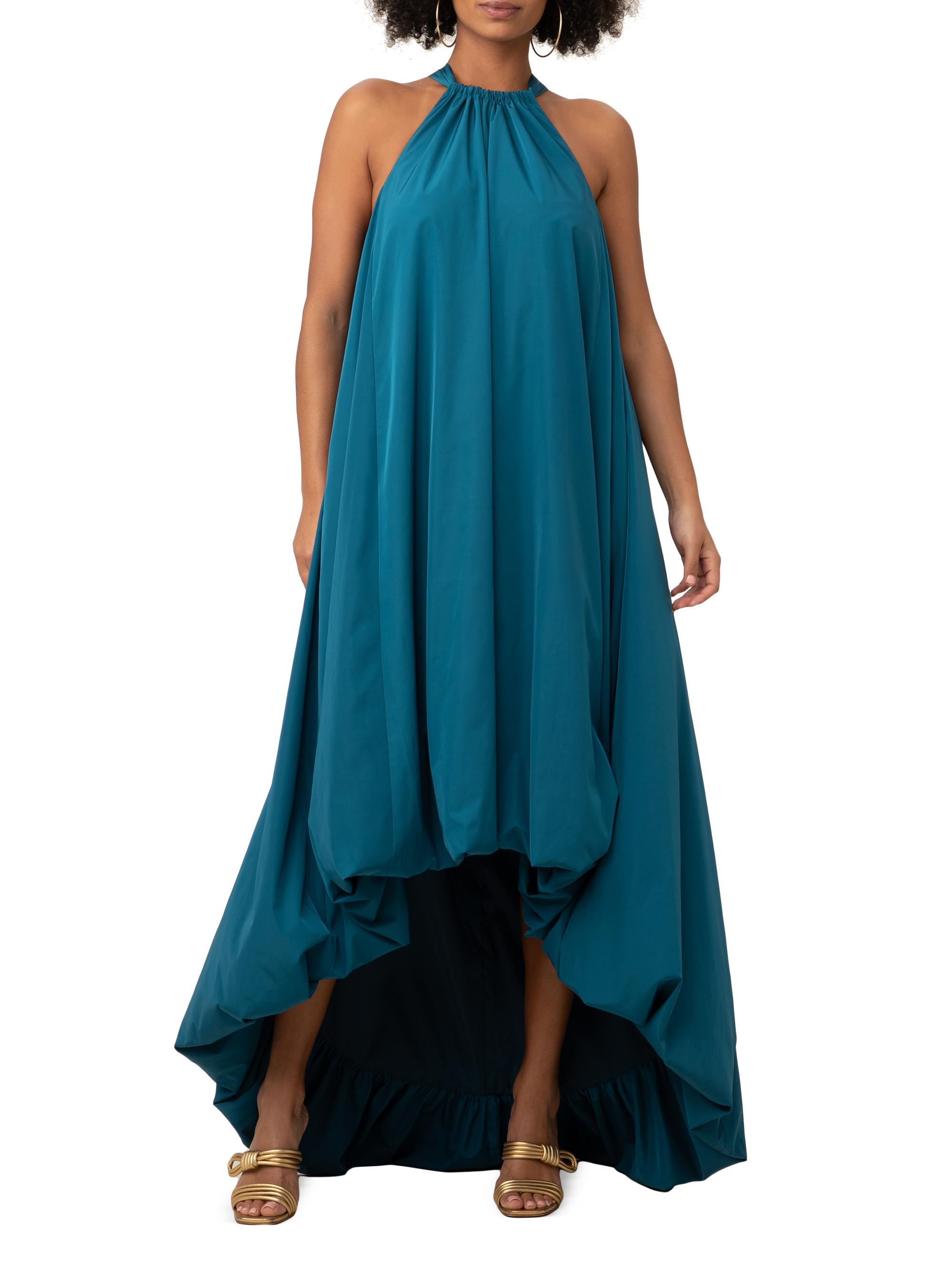 Trina Turk Women's Tien Hi-Lo Tent Dress - Bethesda Blue