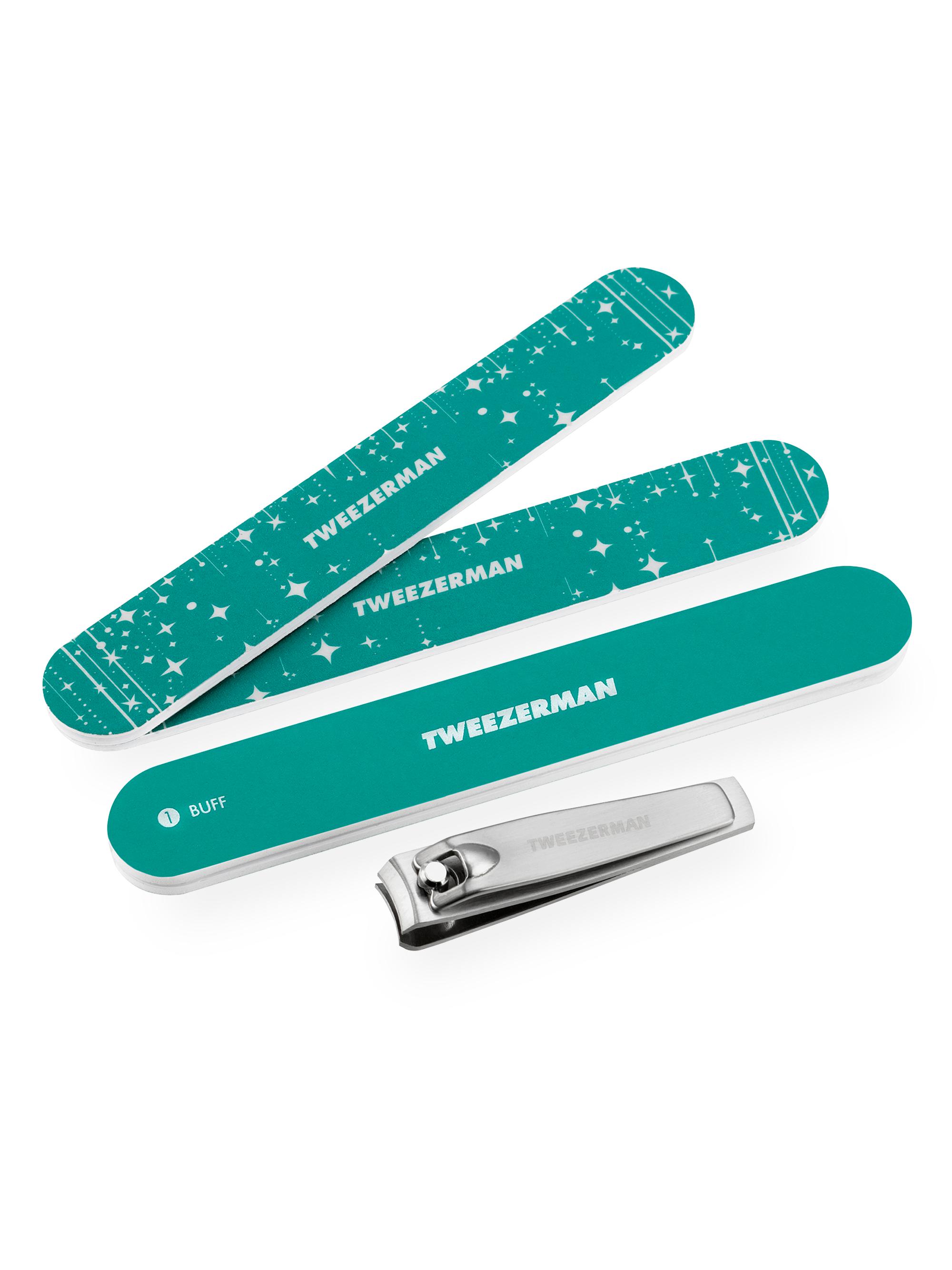 Tweezerman Women's Majestic Turquoise 4-Piece Manicure Gift Set