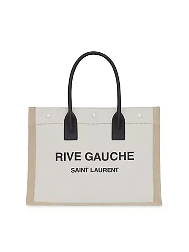 Saint Laurent Cabas YSL Vinyl Tote Bag