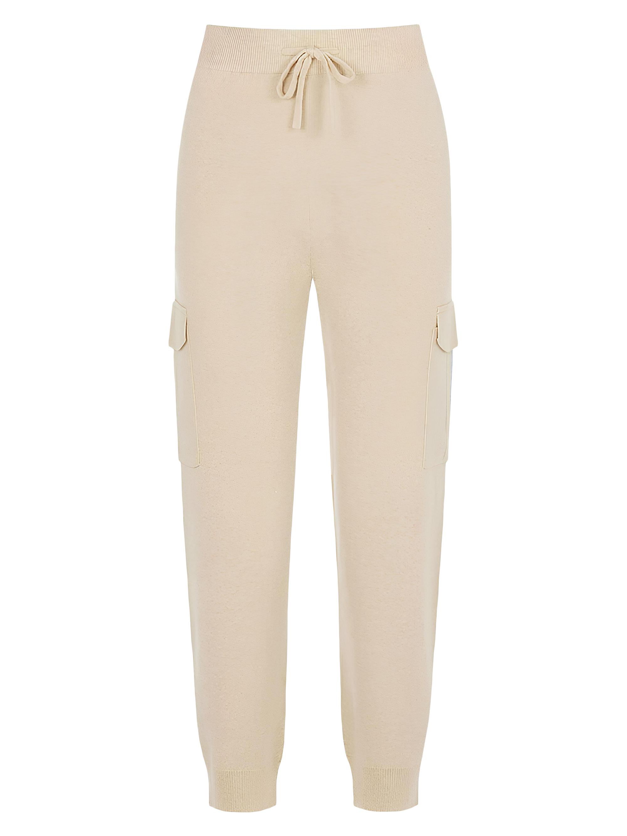 Knitss Women's Zion Knit Cargo Pants - Latte