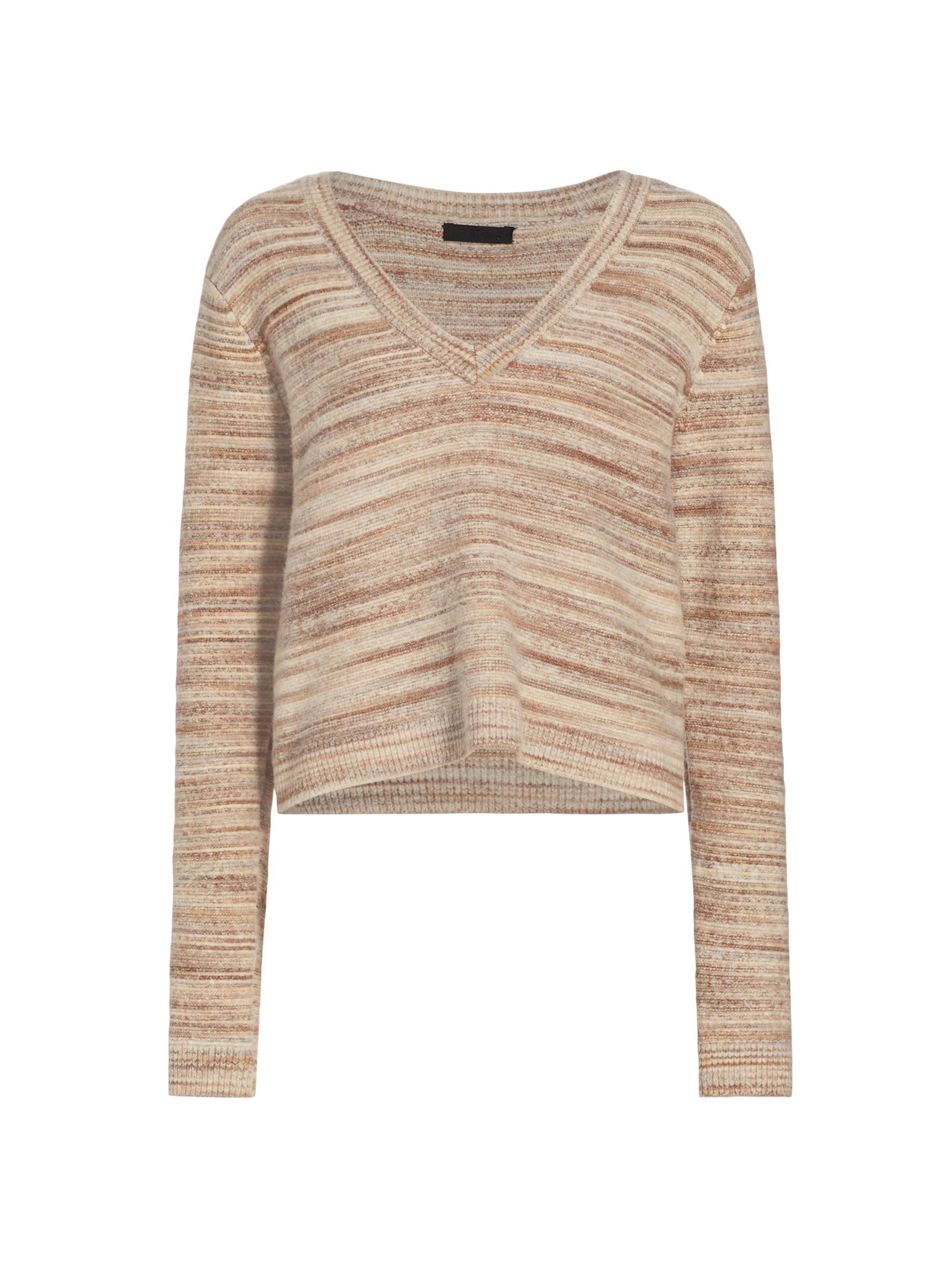 ATM Anthony Thomas Melillo Women's Space-Dyed Cotton-Blend Sweater - Mocha