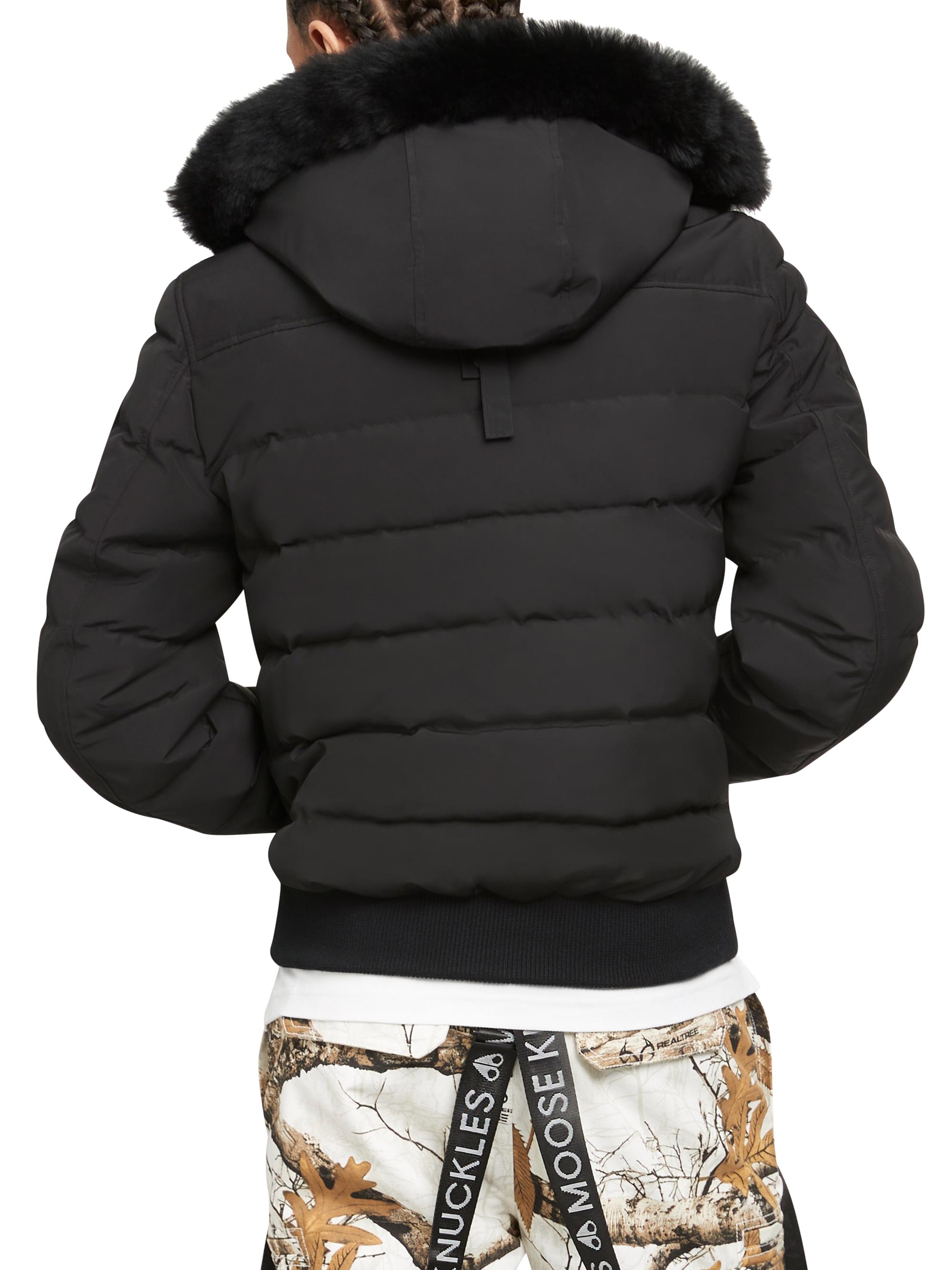 Moose Knuckles Onyx Scotchtown Bomber Jacket | Saks Fifth Avenue