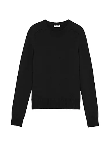 Openwork stripe sweater vest, Le 31, Shop Men's Crew Neck Sweaters Online