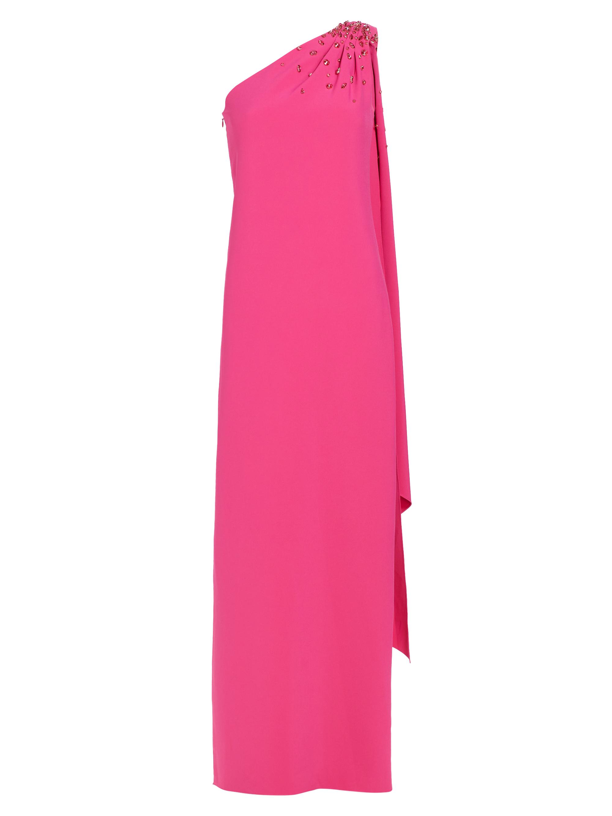 Sachin & Babi Women's Leslie Asymmetric Embellished Stretch Crepe Gown - Rose Pink