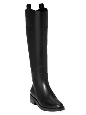 25mm Leather Tall Boots