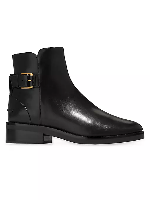 Cole Haan - Hampshire 25MM Leather Buckle Booties