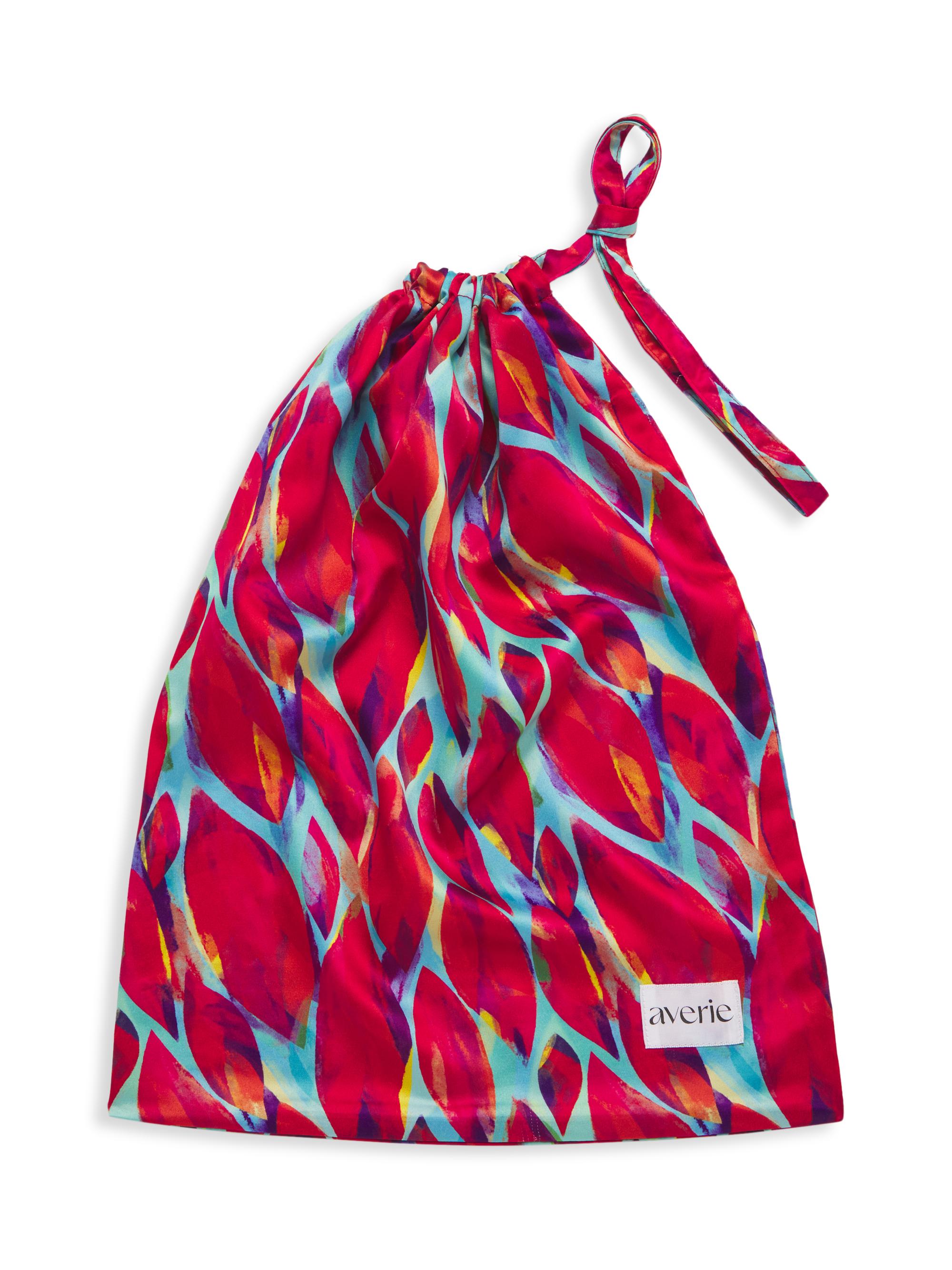 Averie Women's Margot Long Pajama Set - Red Multi | Thumbnail 7