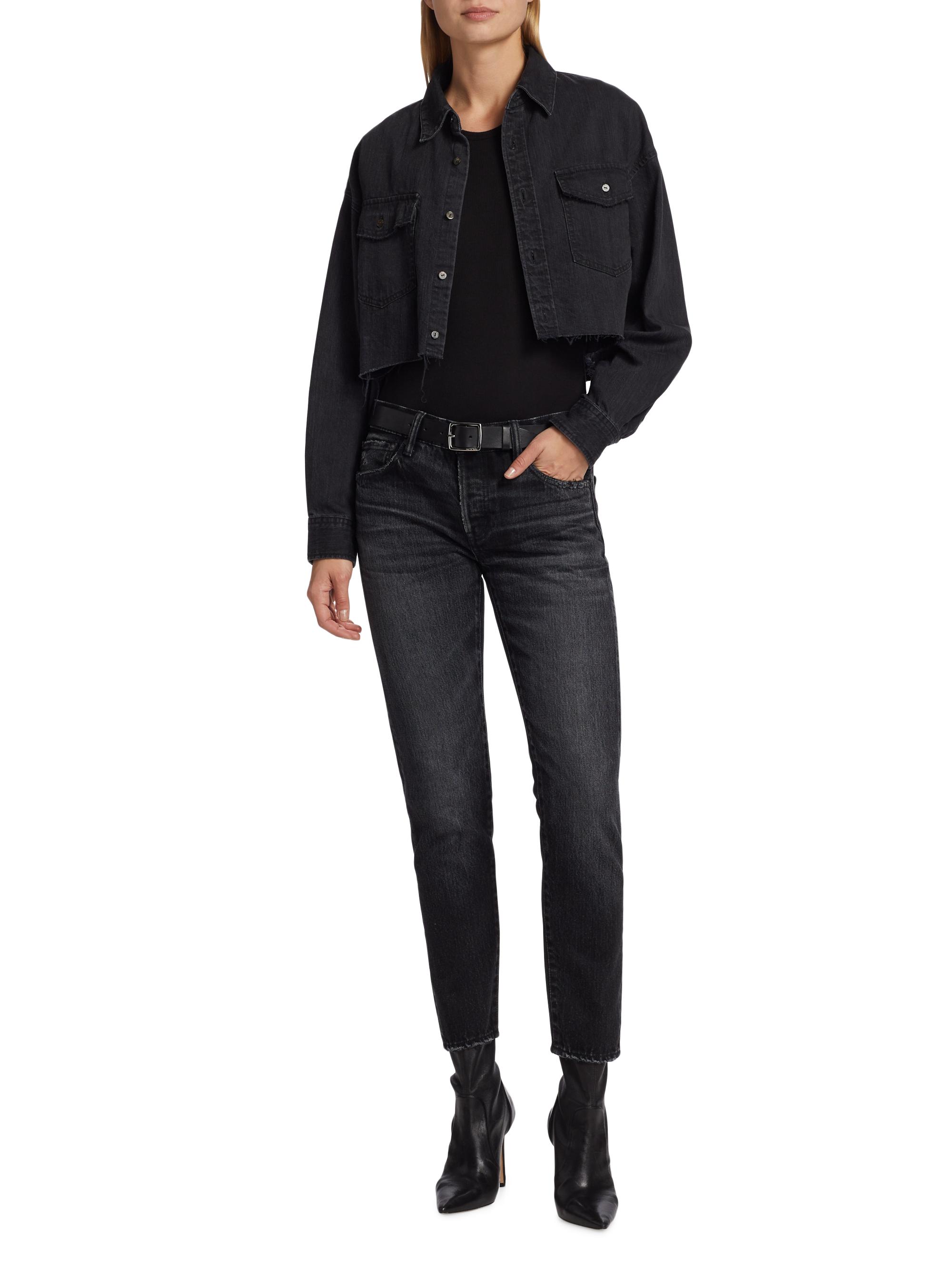 Shop Moussy Vintage Vellflower Low-Rise Tapered Jeans | Saks Fifth 
