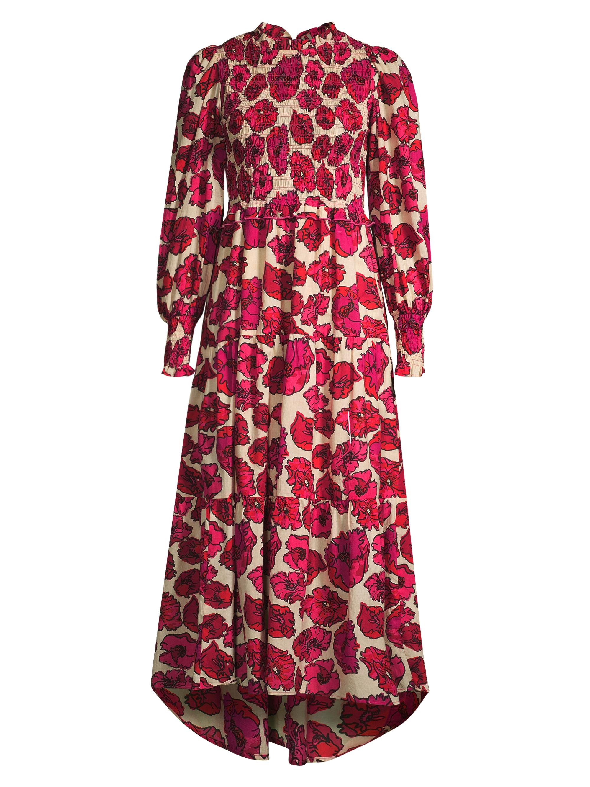 chinese dress ladies Ivy Floral Maxi Bridal Slip - White | M | Bridal