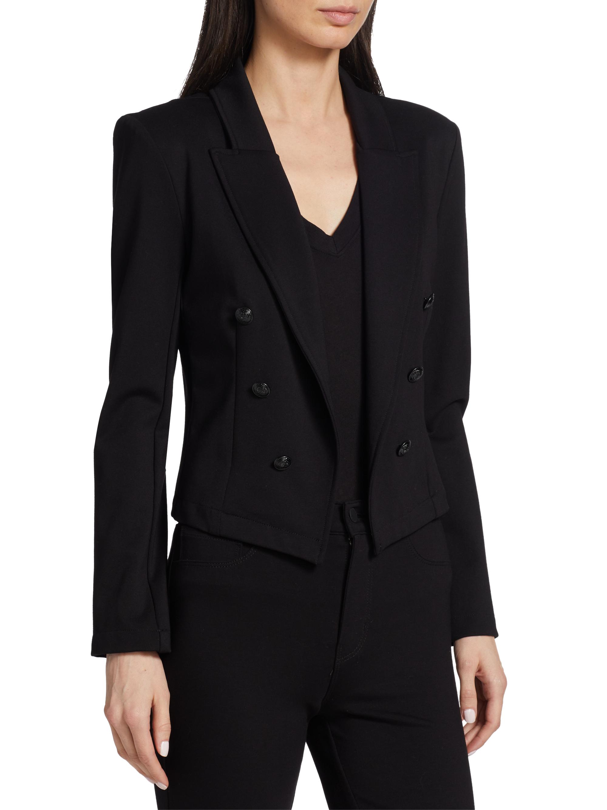 L'AGENCE Wayne Cropped Blazer | Saks Fifth Avenue