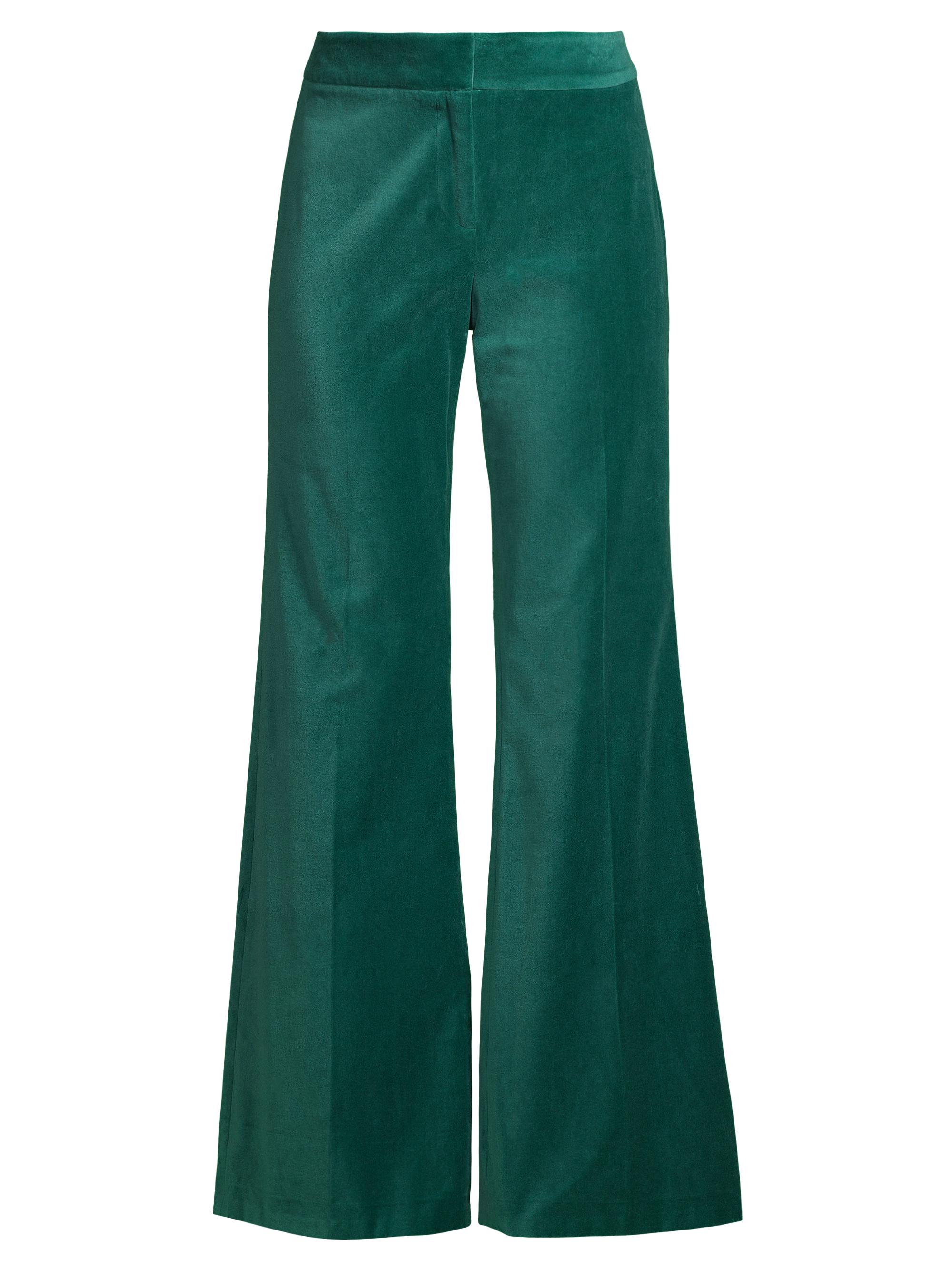 Kobi Halperin Women's Nile Flare Velvet Pants - Sea Moss