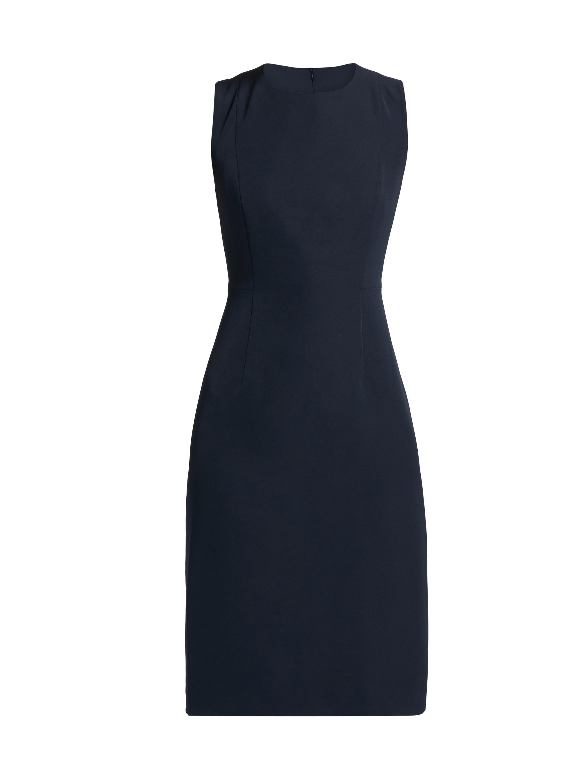Kobi Halperin Women's Meridian Milano Twill Sleeveless Sheath Dress - Navy