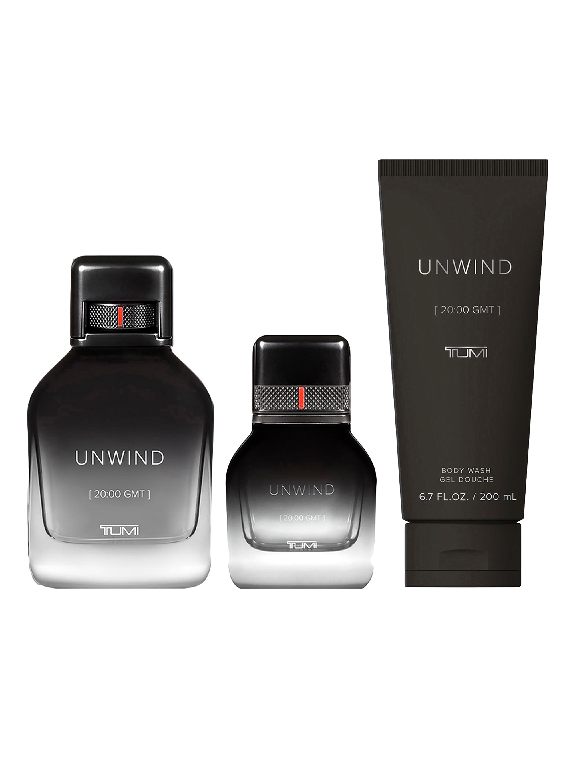 TUMI Men's UNWIND [20:00 MGT] 3-Piece Eau de Parfum & Shower Gel Gift Set