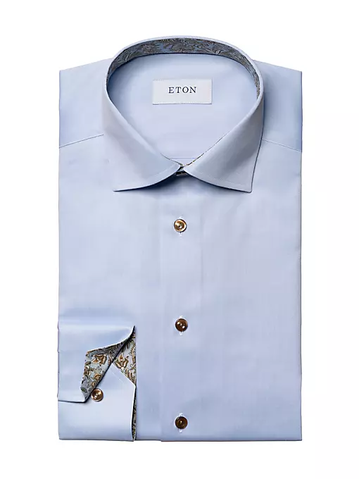 Eton - Slim-Fit Paisley Dress Shirt