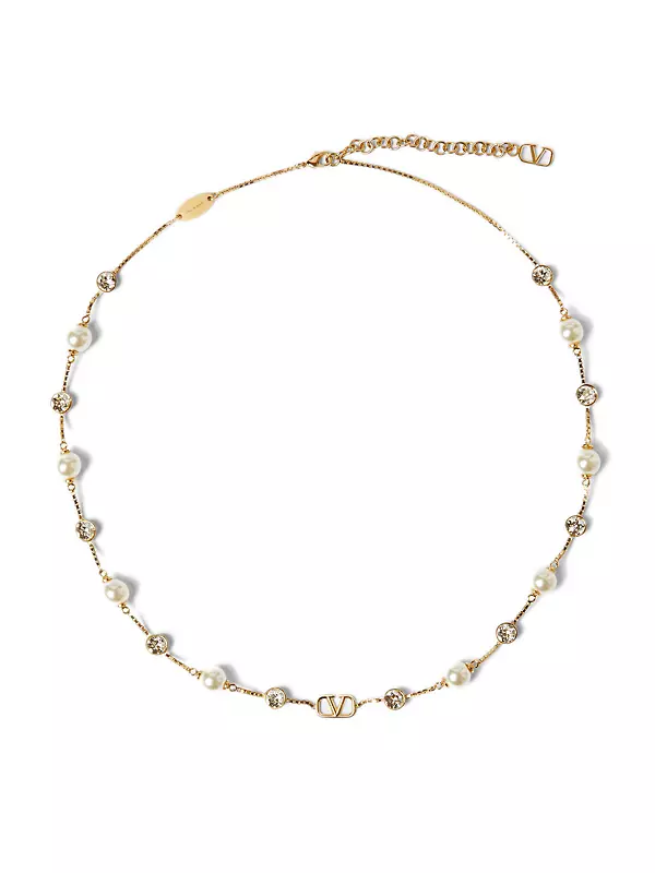 Valentino Garavani VLogo Signature Choker Necklace - Gold for Women