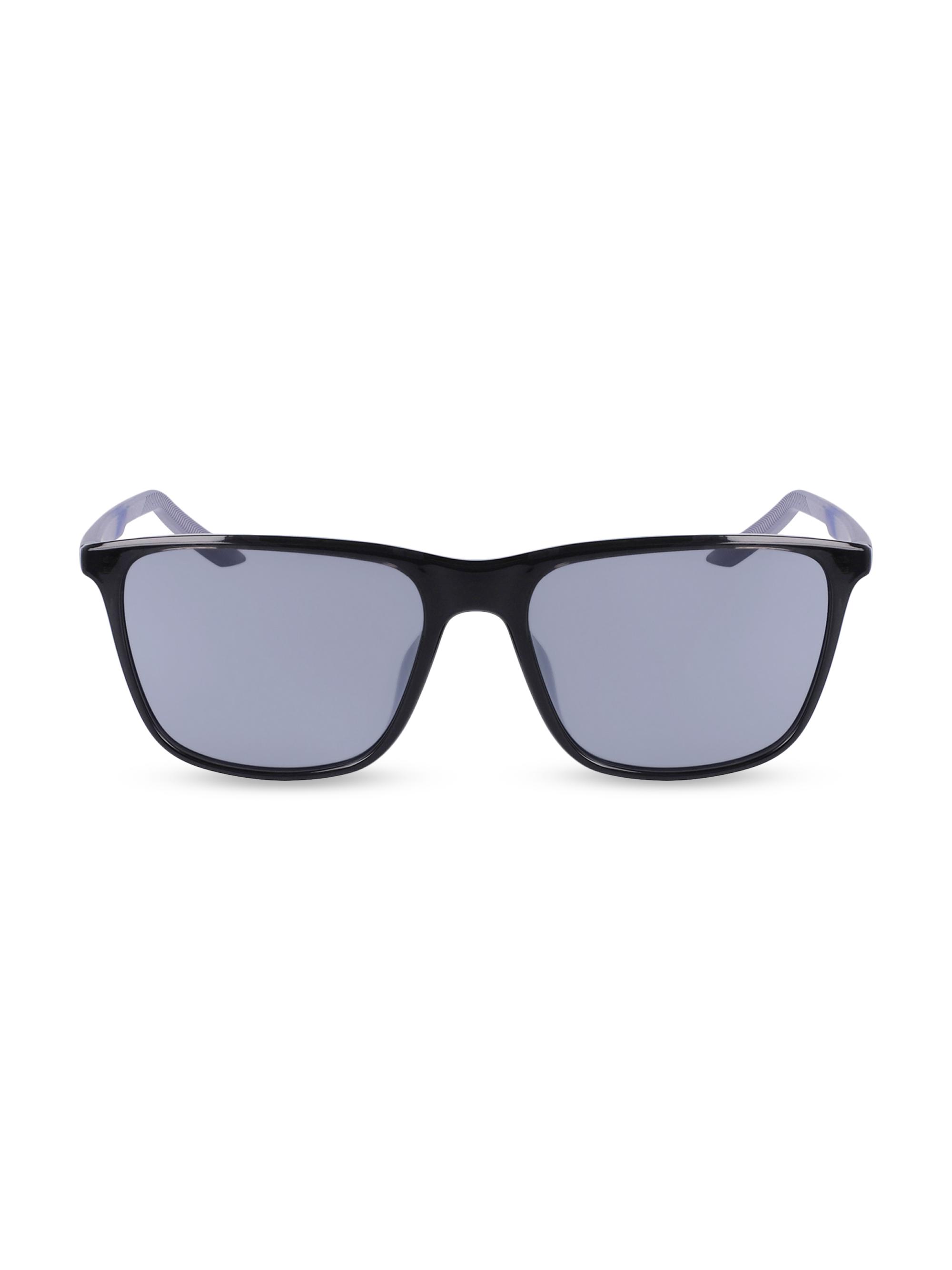 Nike Men's Lifestyle 55MM Square Sunglasses - Anthracite Silver Flash