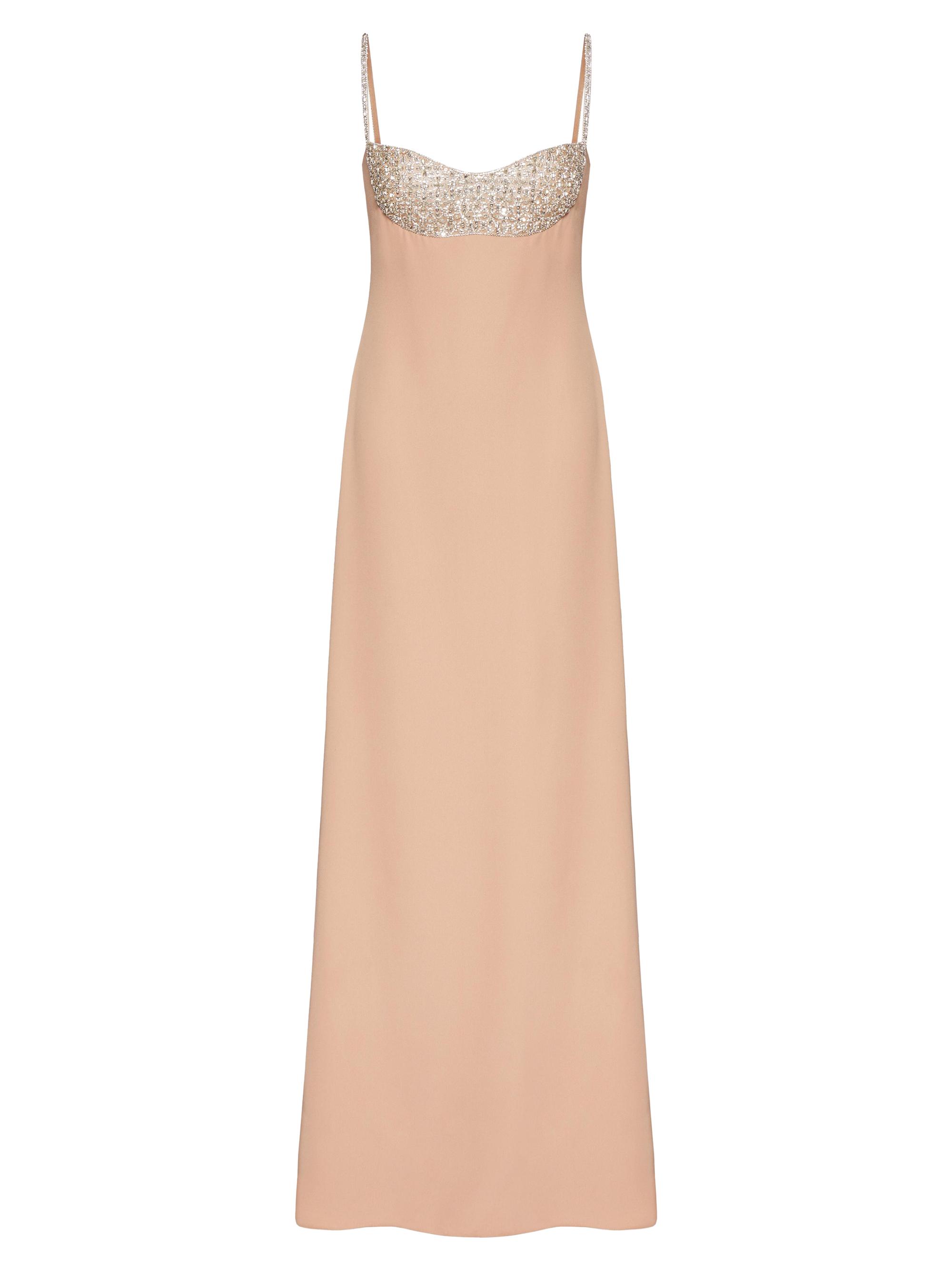 Valentino Garavani Women's Embroidered Cady Couture Evening Dress - Pink White