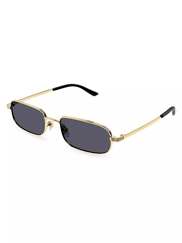 New Light Metal Rectangular Metal Sunglasses