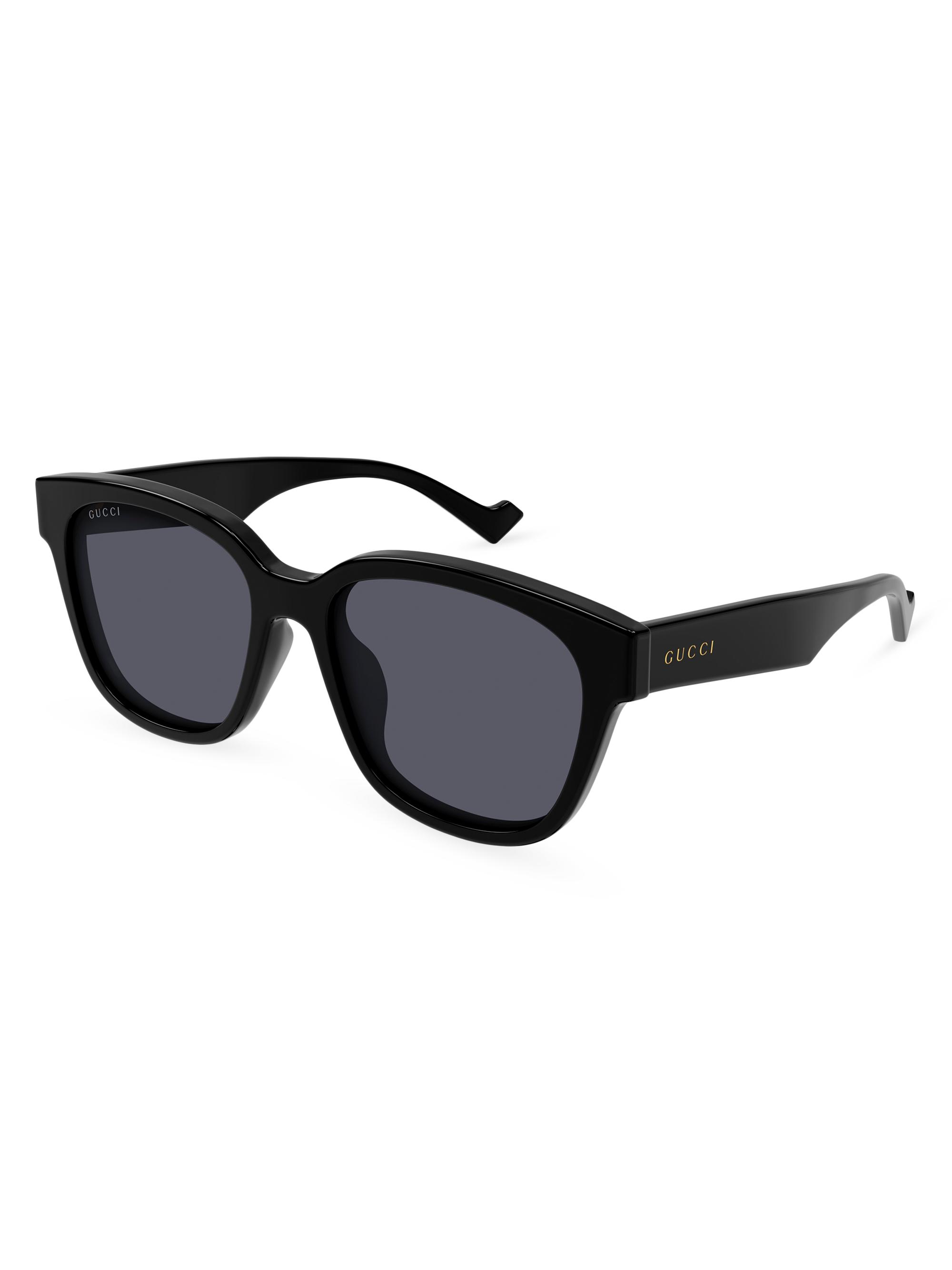 Gucci Men's Generation Squared Recycled Acetate Sunglasses - Black